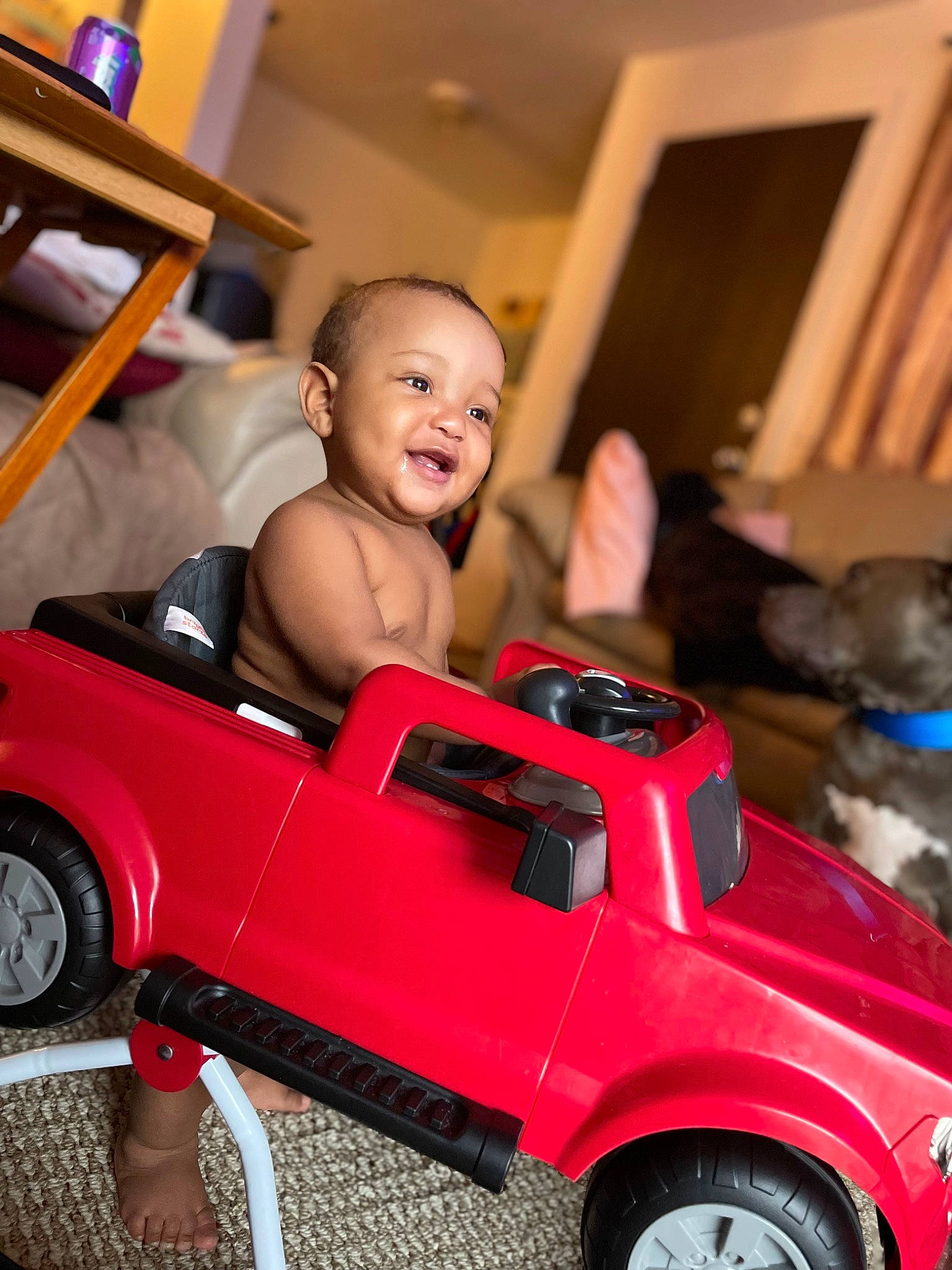 Kyseir is registered to the contest to win money with this photo: automotive_design, automotive_exterior, automotive_tire, automotive_wheel_system, car, fun, happy, hood, lego, model_car, motor_vehicle, person, riding_toy, rim, smile, tire, toddler, toy, vehicle, vehicle_door