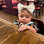 architecture, baby, building, diningroom, diningtable, face, furniture, hardwood, head, indoors, interiordesign, person, photography, plywood, portrait, restaurant, room, sitting, table, wood