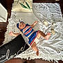 Arabella joined the competition — help win amazing prizes! adult, baby, bed, blanket, clothing, cushion, face, footwear, furniture, hat, head, homedecor, male, man, newborn, person, photography, portrait, shoe, shorts