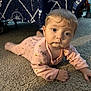 baby, babycrawling, blanket, blonde, bodypart, clothing, costume, crawling, dress, face, finger, hair, hand, head, person, photography, portrait, sitting