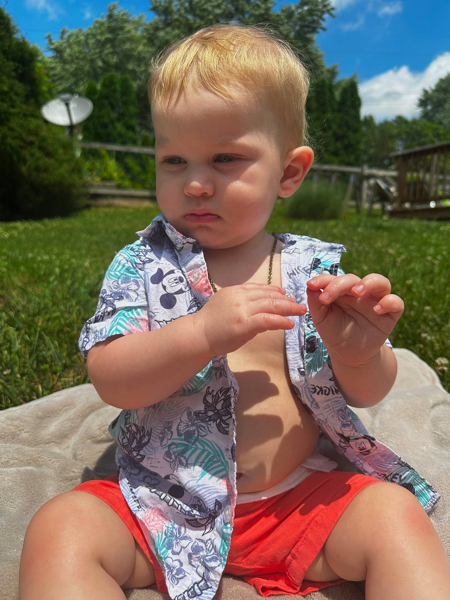 Jaylin joined the competition — help win amazing prizes! baby, baby_toddler_clothing, cloud, cool, finger, fun, grass, hair, hand, happy, head, leg, leisure, person, plant, skin, sky, summer, thigh, toddler