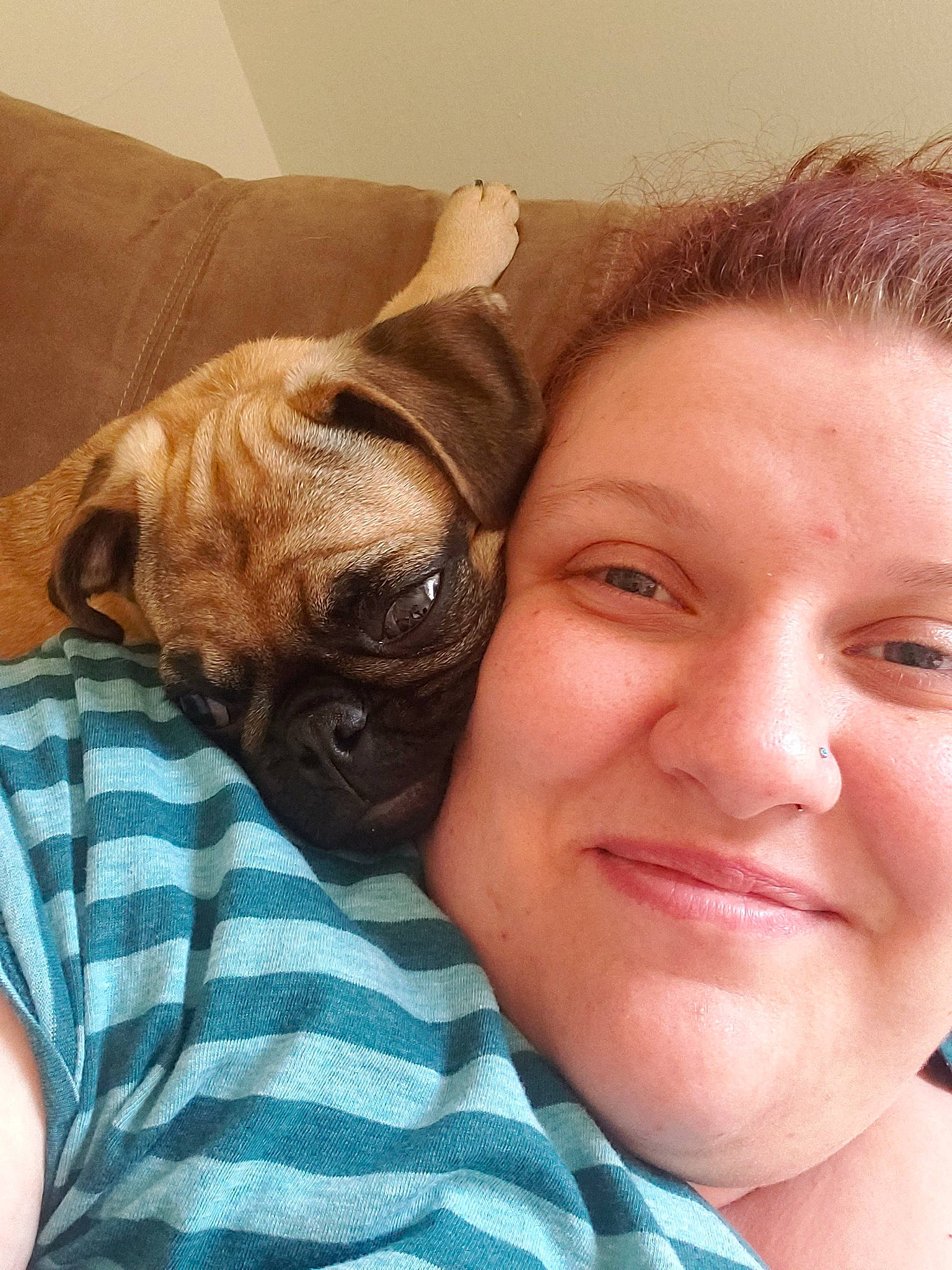 Nuggets is registered to the contest to win money with this photo: bullmastiff, canidae, carnivore, companion_dog, dog, dog_breed, ear, eye, face, fawn, head, photography, pug, puggle, puppy, puppy_love, selfie, skin, snout, wrinkle