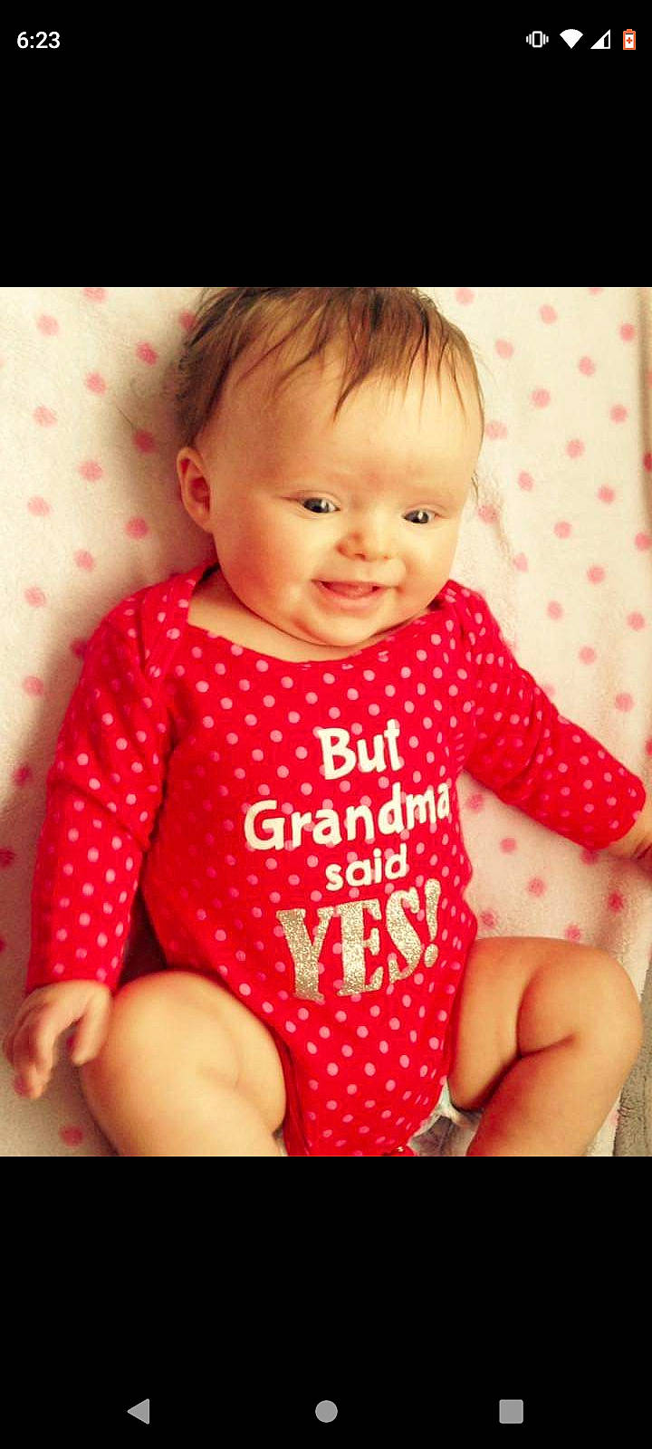 Nevaeh joined the competition — help win amazing prizes! baby, baby_toddler_clothing, cheek, child, clothing, eye, happy, iris, lip, neck, organ, pattern, person, pink, product, skin, sleeve, smile, standing, thigh