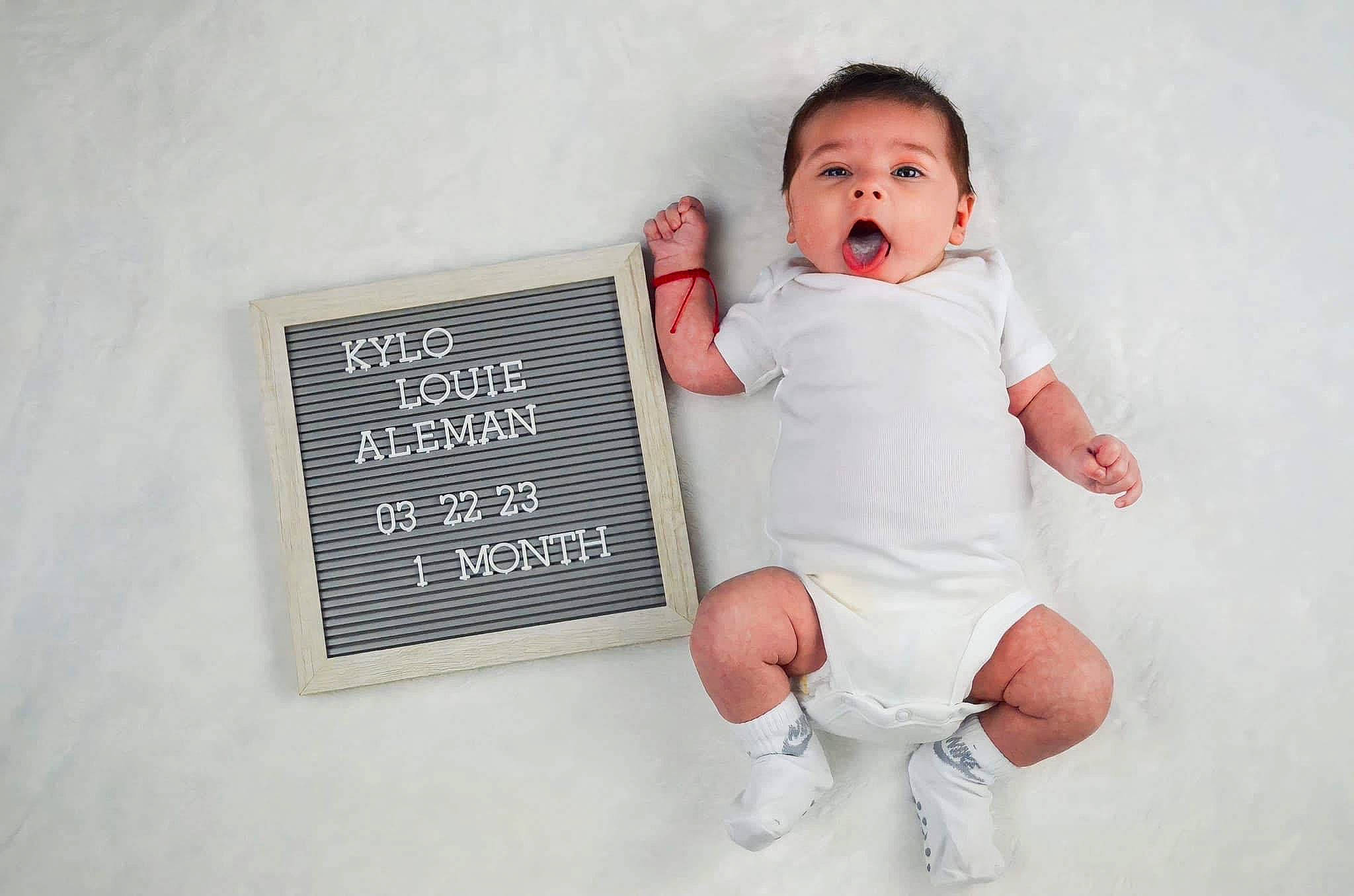 Louie joined the competition — help win amazing prizes! baby, baby_toddler_clothing, child, design, finger, flash_photography, font, foot, happy, human_leg, knee, pattern, person, portrait_photography, product, sitting, sleeve, thigh, toddler, wrist