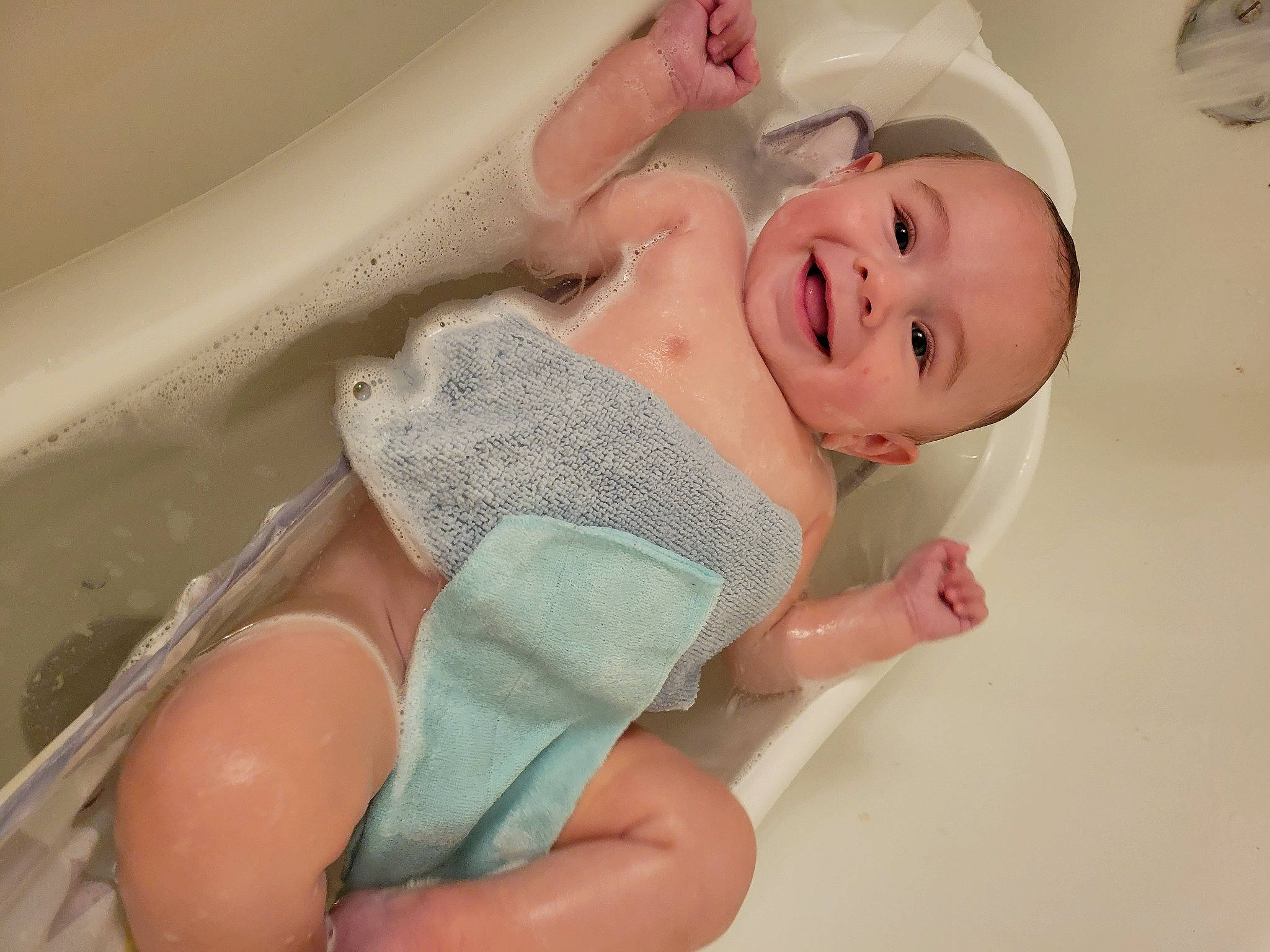 Lukka joined the competition — help win amazing prizes! baby, baby_safety, baby_toddler_clothing, bathing, cheek, comfort, eye, finger, hand, human_body, joint, joy, leg, mouth, neck, person, pink, skin, smile, stomach