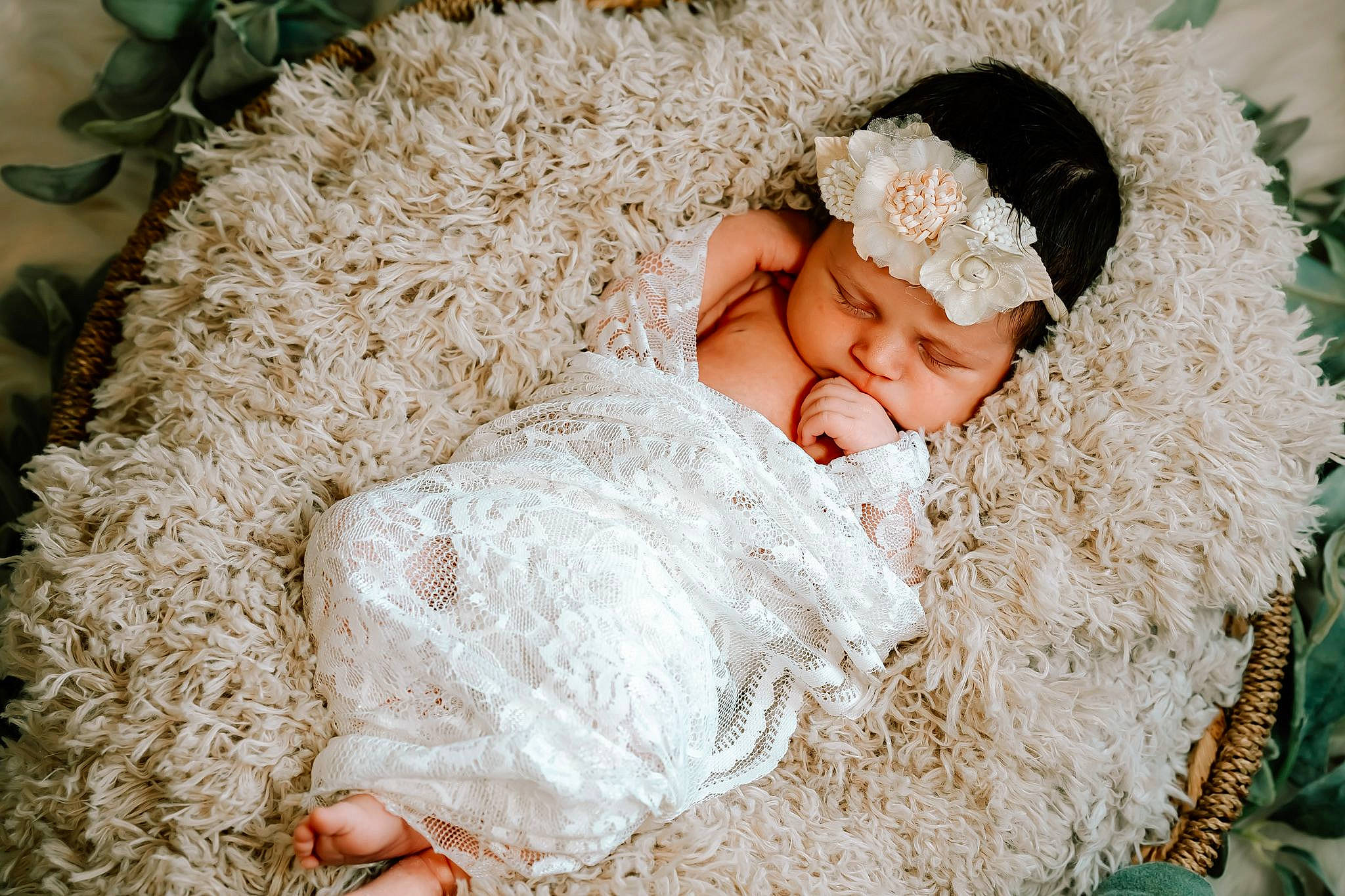 Jocelynn joined the competition — help win amazing prizes! baby, baby_toddler_clothing, child, comfort, embellishment, event, fashion_accessory, flash_photography, fur, grass, happy, hat, headgear, headpiece, headwear, linens, pattern, person, sitting, skin