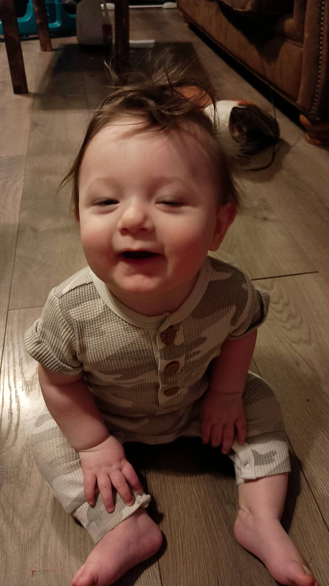 Remington joined the competition — help win amazing prizes! baby_toddler_clothing, cheek, chin, eye, eyebrow, face, gesture, hand, happy, head, iris, lip, mouth, neck, nose, person, shoulder, skin, sleeve, smile