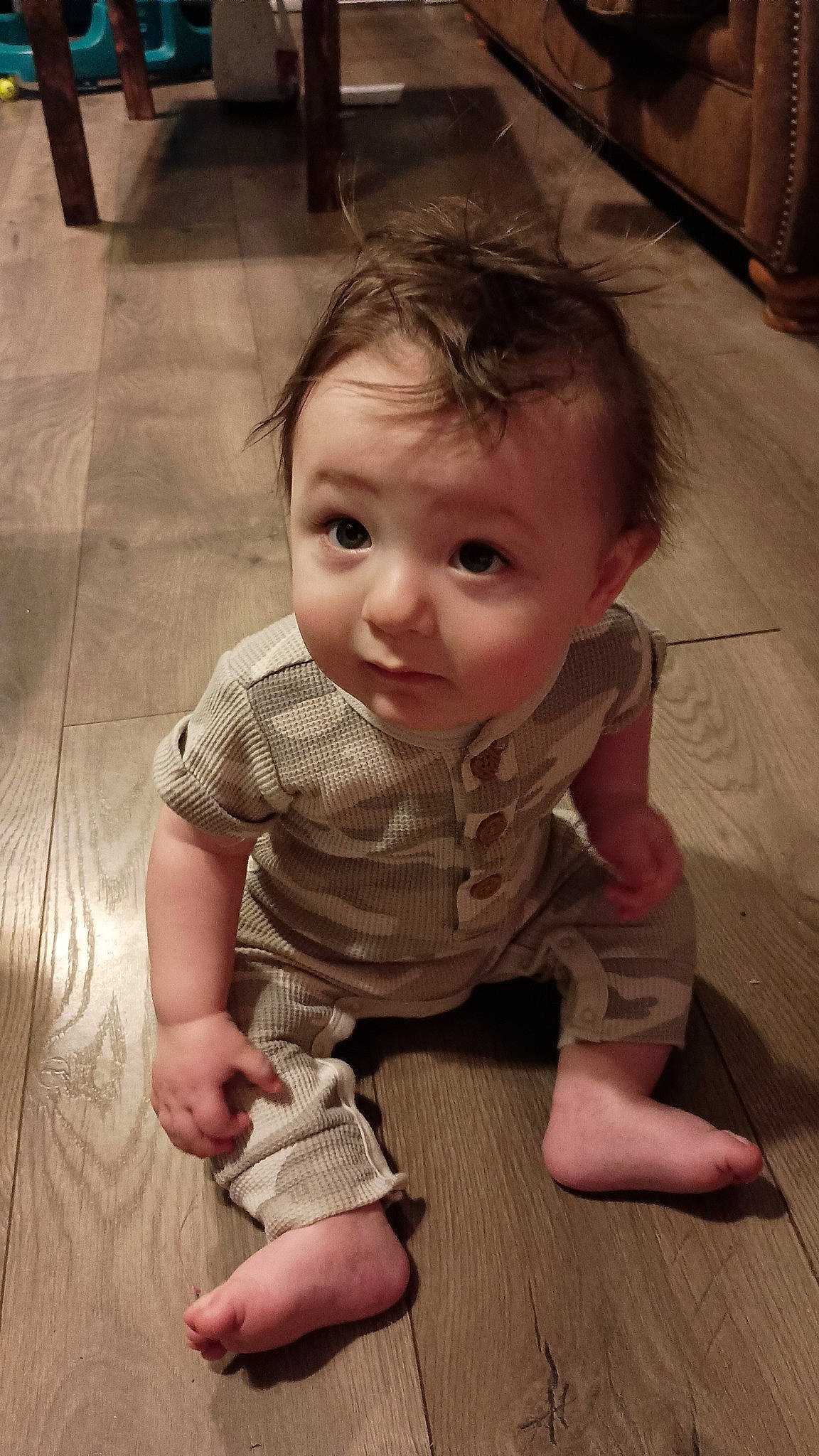 Remington joined the competition — help win amazing prizes! baby, baby_toddler_clothing, cheek, child, comfort, eye, finger, floor, flooring, hairstyle, hand, happy, iris, lip, mouth, nose, person, skin, sleeve, toddler