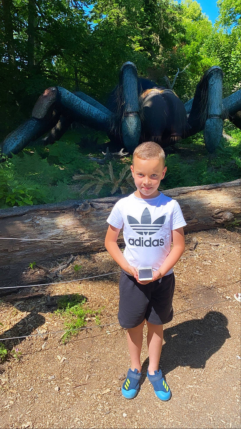 David A participe au concours pour gagner de l'argent avec cette photo : biome, blue, electric_blue, fun, grass, happy, joy, knee, leaf, leg, leisure, natural_environment, nature, person, plant, recreation, shoe, shorts, sneakers, t_shirt