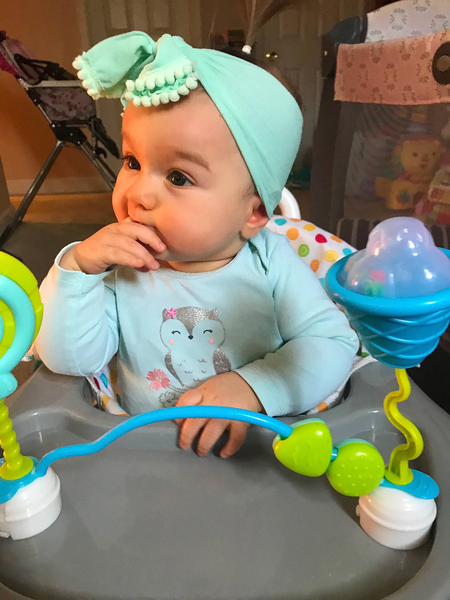 Devyn is registered to the contest to win money with this photo: baby, child, headwear, person, play, toddler