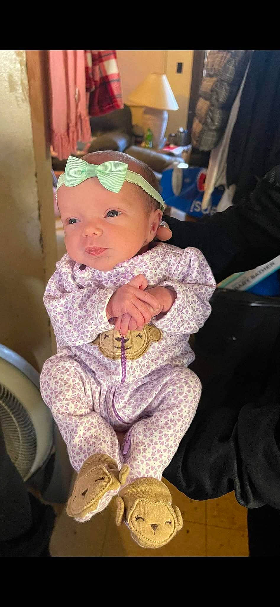 Karma joined the competition — help win amazing prizes! baby, baby_products, baby_toddler_clothing, cap, chair, child, event, eyewear, fashion_accessory, fun, goggles, happy, headwear, helmet, lap, person, personal_protective_equipment, purple, sitting, skin