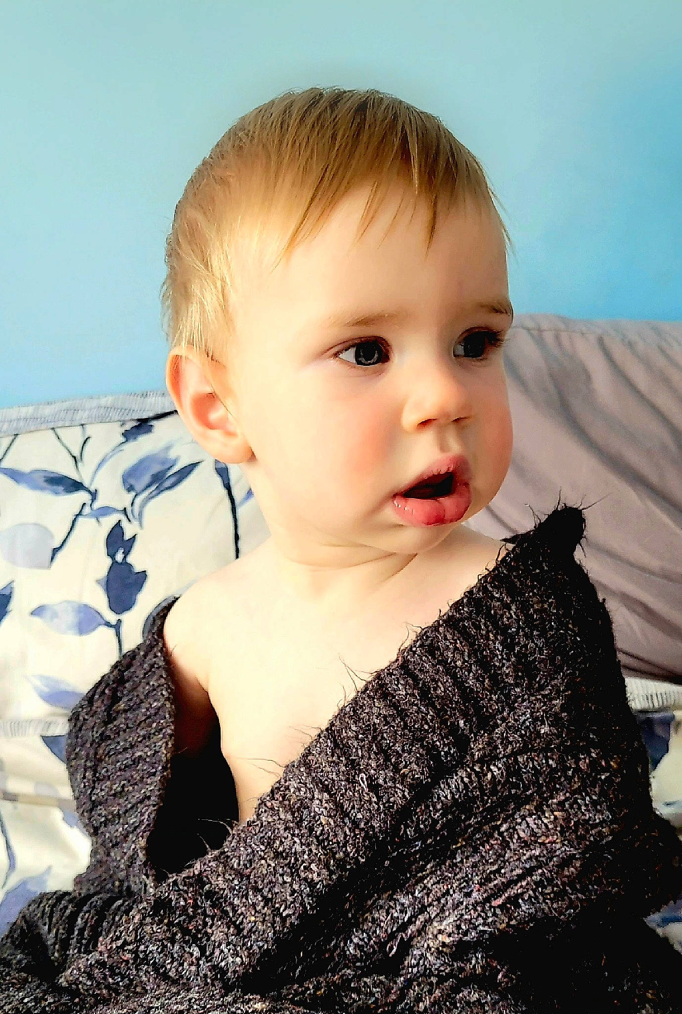 Kaitlyn joined the competition — help win amazing prizes! baby, baby_toddler_clothing, beauty, cheek, child, comfort, eye, eyelash, flash_photography, hairstyle, head, human_body, iris, lip, neck, pattern, person, skin, sleeve, t_shirt