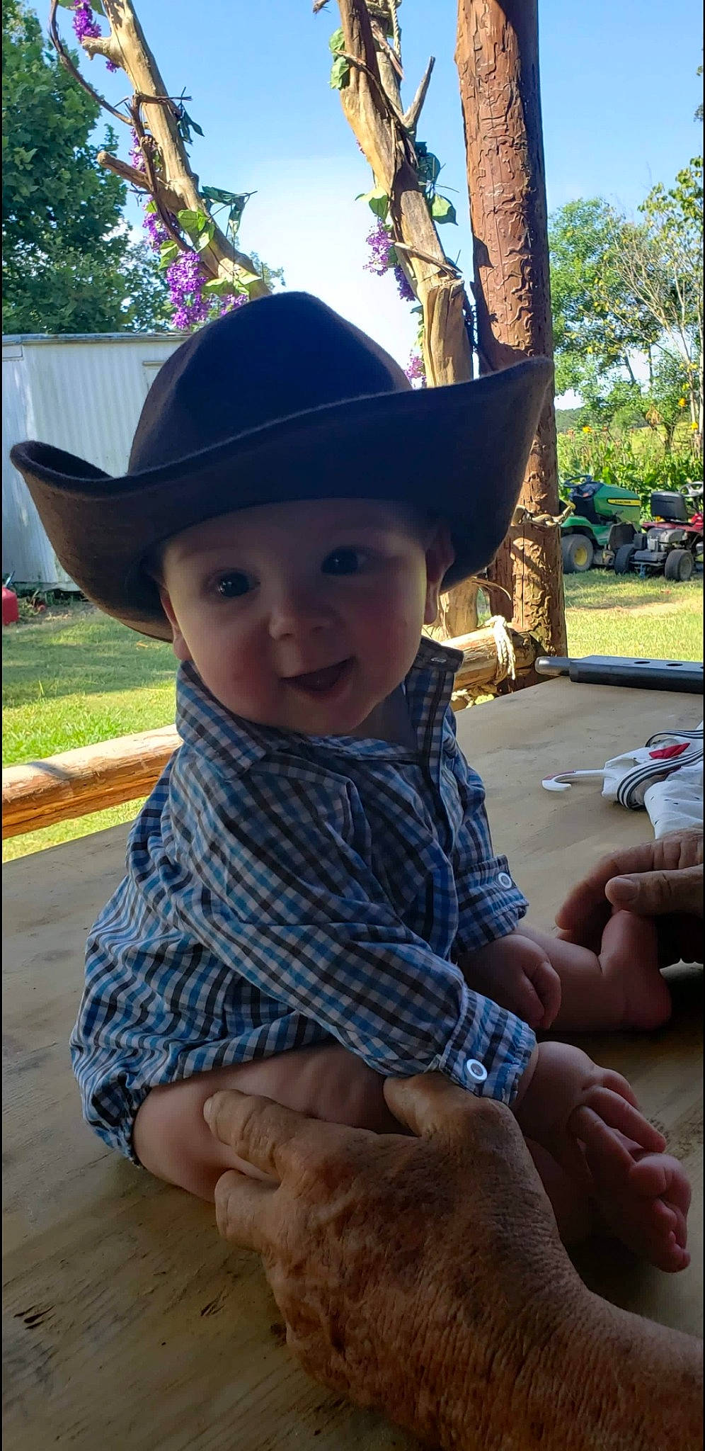 Cayde joined the competition — help win amazing prizes! child, cowboy_hat, fashion_accessory, hat, headgear, headwear, person, sun_hat, toddler, vacation