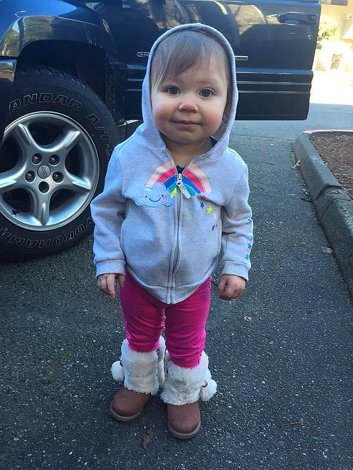 Keira joined the competition — help win amazing prizes! alloy_wheel, automotive_design, automotive_exterior, automotive_tire, automotive_wheel_system, baby_toddler_clothing, car, electric_blue, fender, hubcap, motor_vehicle, person, rim, shoe, smile, tire, toddler, tread, vehicle, vehicle_door