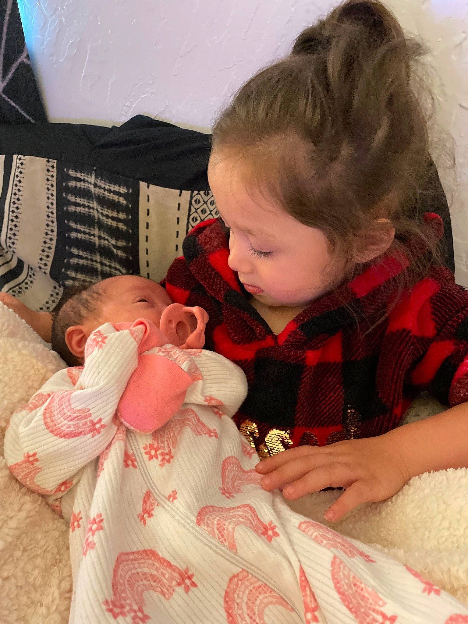 Astrid joined the competition — help win amazing prizes! baby, baby_products, baby_toddler_clothing, carmine, cheek, child, comfort, hair, hairstyle, head, lap, linens, pattern, person, room, sitting, skin, sleeve, toddler