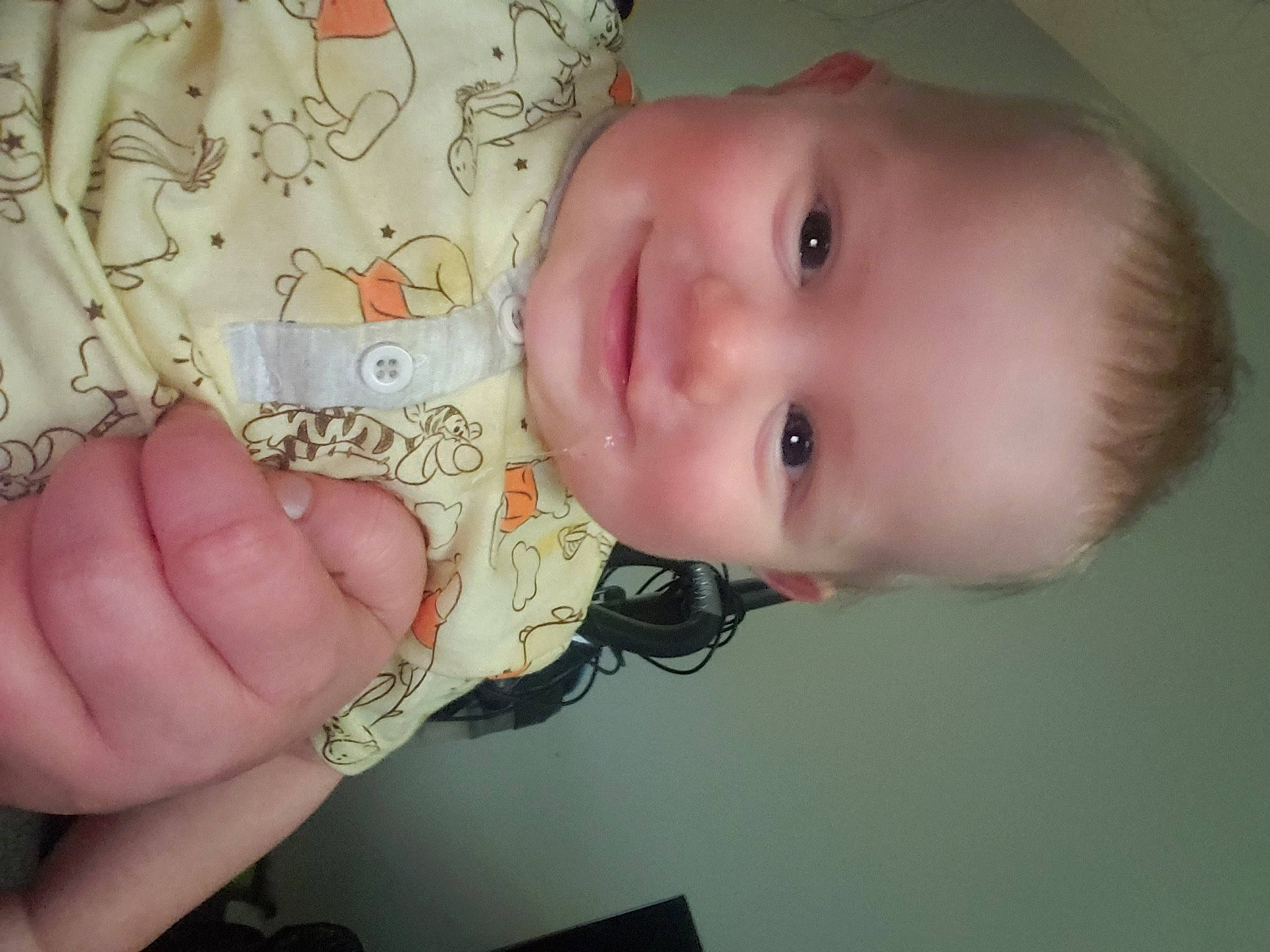 Kannon is registered to the contest to win money with this photo: baby, baby_toddler_clothing, cheek, ear, eyebrow, eyelash, finger, gesture, hand, happy, iris, joy, lip, mouth, nail, neck, nose, person, skin, smile