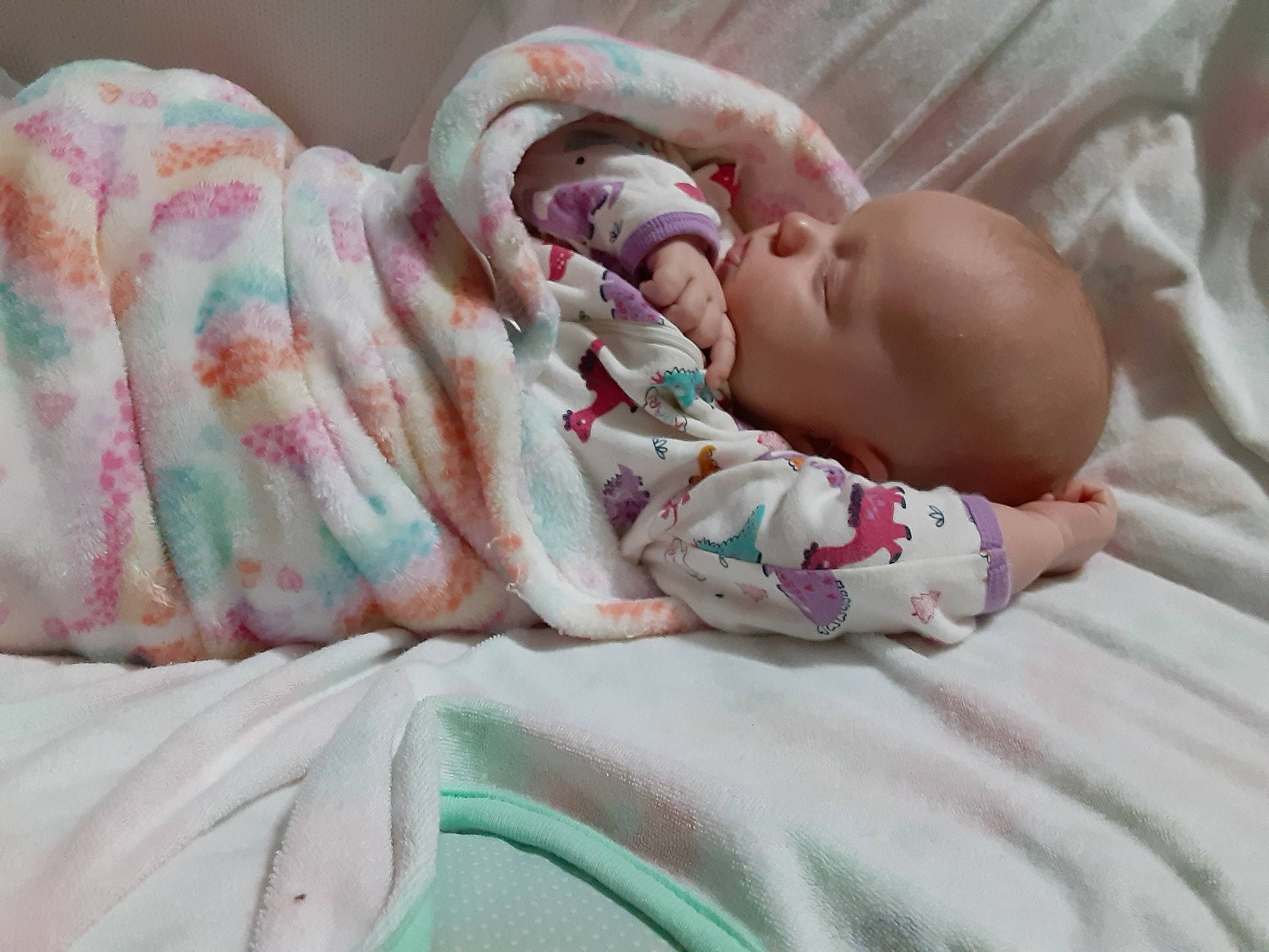 Kimberlynn joined the competition — help win amazing prizes! baby, baby_sleeping, bedtime, birth, blanket, child, childbirth, comfort, linens, nap, person, pink, sleep, textile