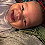 Syaire is registered to the contest to win money with this photo: baby, smile, face, infant, happy, closeup, eyes, skin, clothing, fabric, textile, portrait, child, cute, person, babywear, cozy, warm, pattern, background