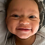 Josiah joined the competition — help win amazing prizes! baby, babylaughing, bodypart, clothing, face, frown, happy, head, laughing, mouth, newborn, person, photography, portrait, sad, selfie, smile, t_shirt, teeth
