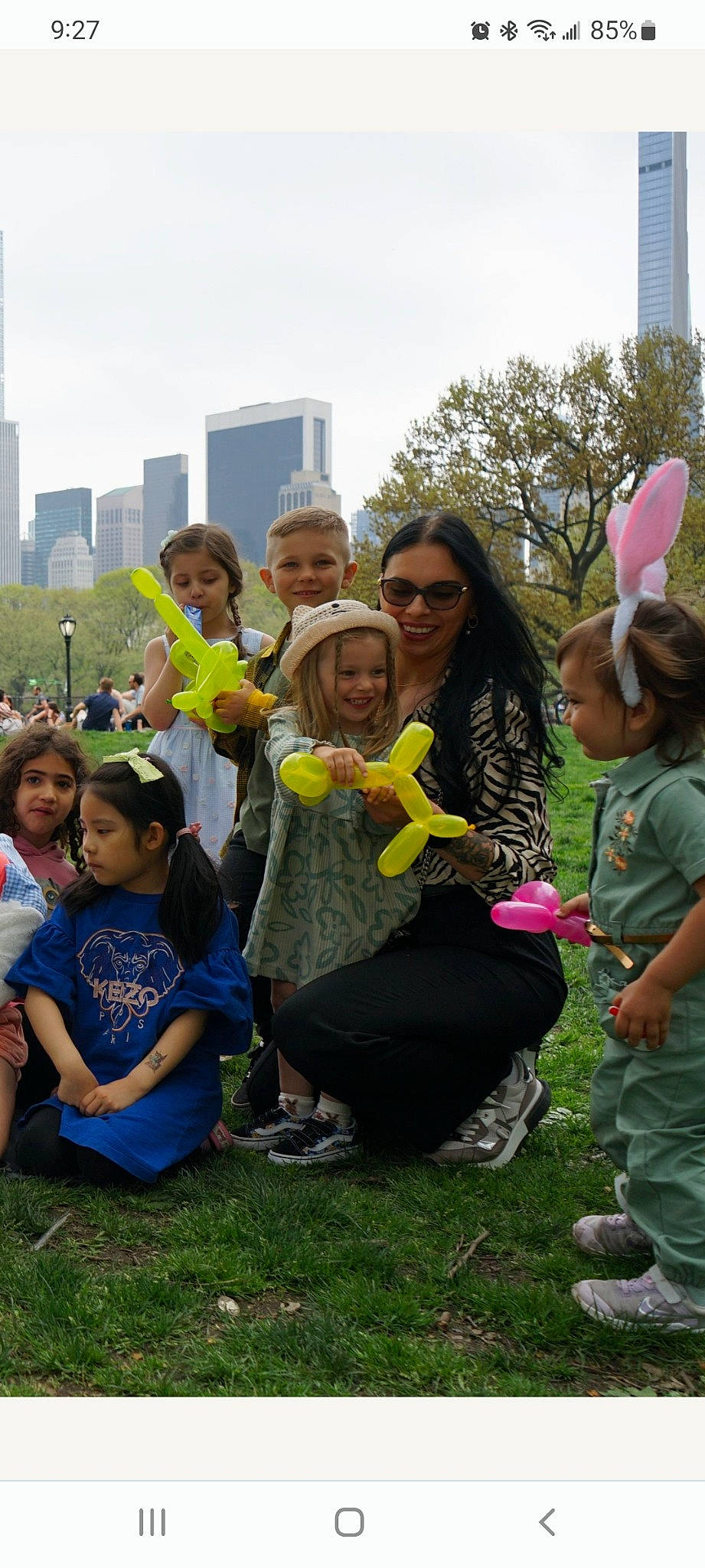 Gabriela is registered to the contest to win money with this photo: botany, daytime, fun, grass, green, happy, human, joy, leaf, leisure, people, person, pink, plant, public_space, shoe, shorts, sky, smile, sneakers