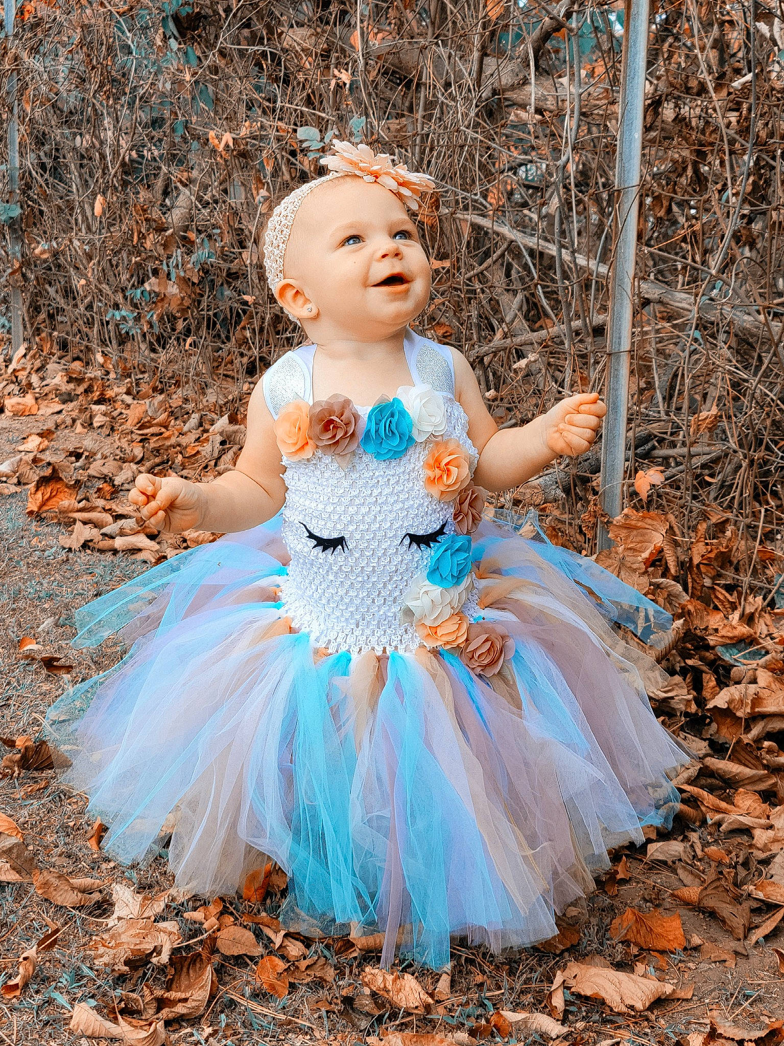 Jaylah joined the competition — help win amazing prizes! azure, baby_toddler_clothing, day_dress, doll, dress, electric_blue, face, forest, gown, grass, human_body, iris, leaf, one_piece_garment, people_in_nature, person, pink, plant, toy, tree