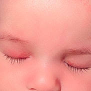 Hazel joined the competition — help win amazing prizes! baby, face, closeup, sleeping, eyelashes, skin, lips, infant, peaceful, child, portrait, young, cute, resting, soft, head, expression, natural, colorful_clothing, calm