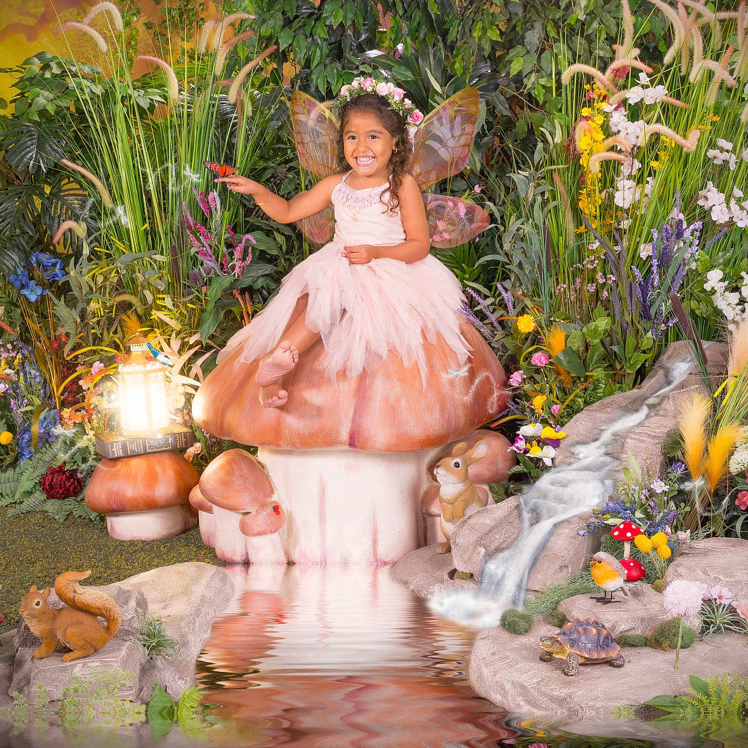 Kimberly is registered to the contest to win money with this photo: animal, child, clothing, dress, face, female, flower, flowerarrangement, flowerbouquet, formalwear, girl, head, person, photography, plant, portrait, pottedplant, reptile, sealife, turtle