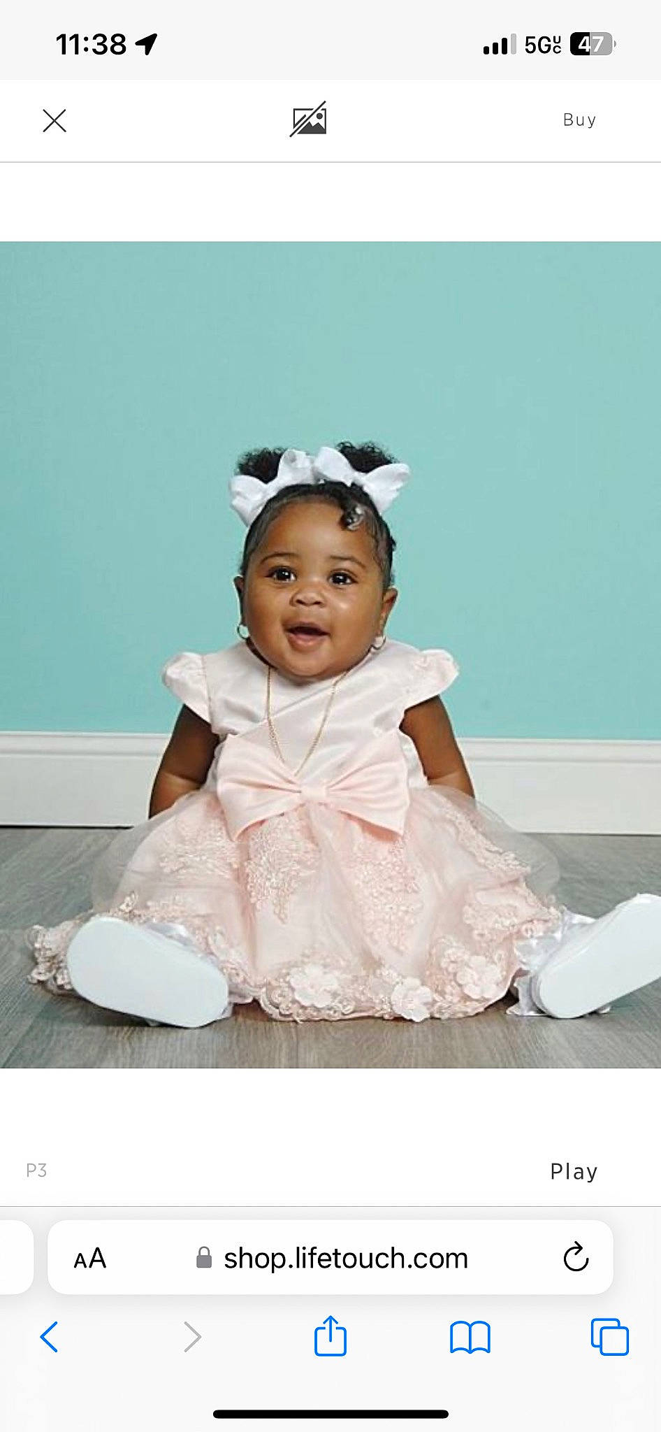 Amiri is registered to the contest to win money with this photo: baby, baby_toddler_clothing, bridal_accessory, child, event, fashion_accessory, fashion_design, flash_photography, hair_accessory, happy, headband, headgear, headpiece, jewellery, peach, person, sitting, sleeve, smile, stock_photography