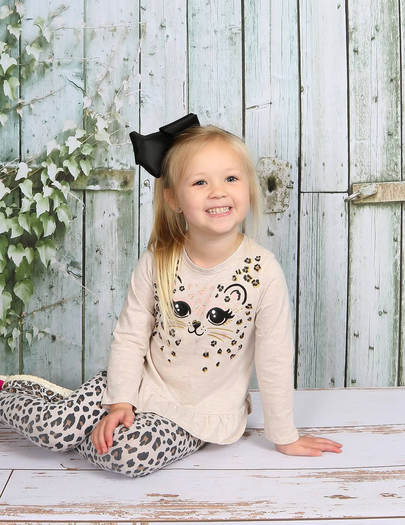 Scarlett joined the competition — help win amazing prizes! baby_toddler_clothing, child, dress, fashion_accessory, flooring, fun, grass, happy, jewellery, joy, magenta, outerwear, pattern, person, pink, plant, sitting, sleeve, smile, t_shirt