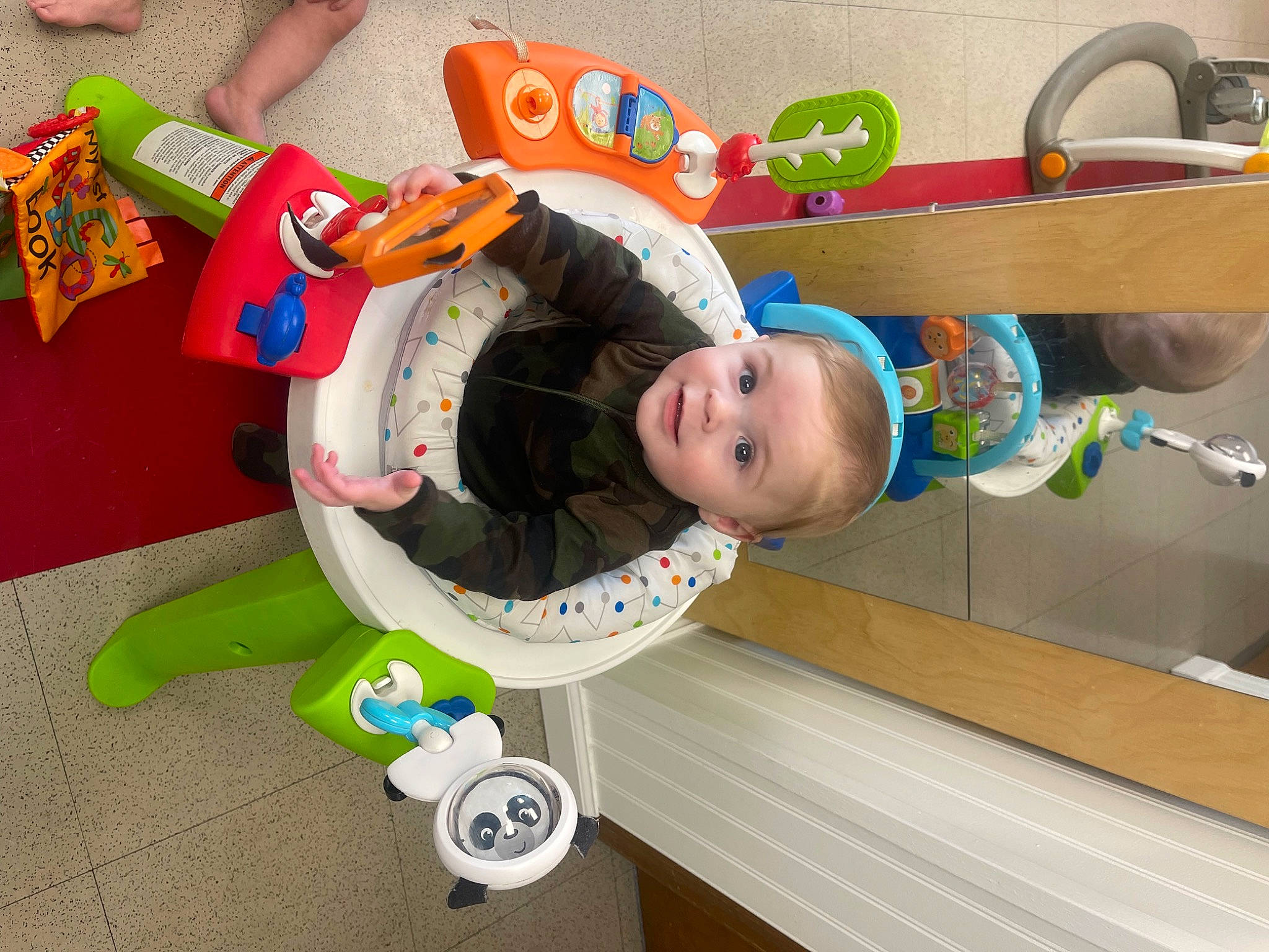 Motley joined the competition — help win amazing prizes! baby, baby_products, baby_toddler_clothing, baby_toys, carmine, child, cleanliness, fun, green, happy, hat, machine, person, play, room, shelf, smile, toddler, toy, wood