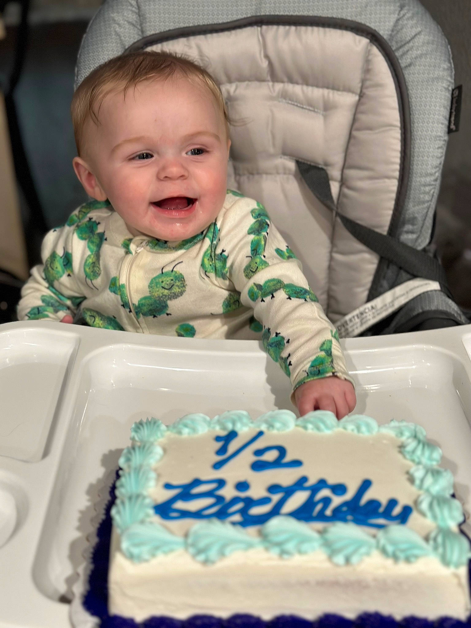 Motley is registered to the contest to win money with this photo: baby, baby_toddler_clothing, baked_goods, birthday, birthday_cake, blue, cake, cake_decorating, cake_decorating_supply, child, dessert, event, food, green, happy, person, smile, sugar_cake, sweetness, toddler