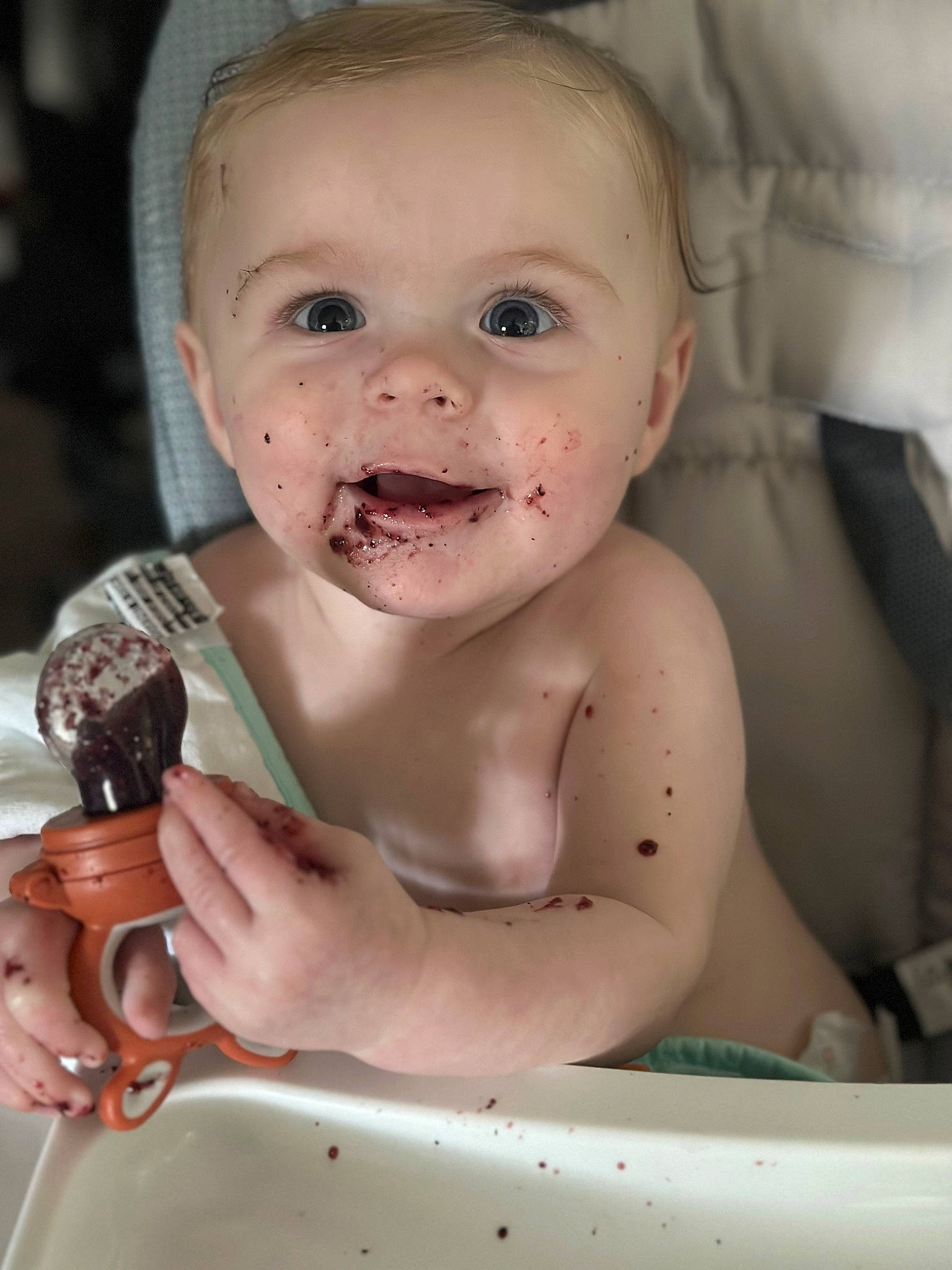 Motley joined the competition — help win amazing prizes! baby, baby_food, bathing, cheek, chest, child, drinkware, eyelash, finger, gesture, happy, kitchen_utensil, mouth, nail, nose, person, skin, smile, tableware, thumb