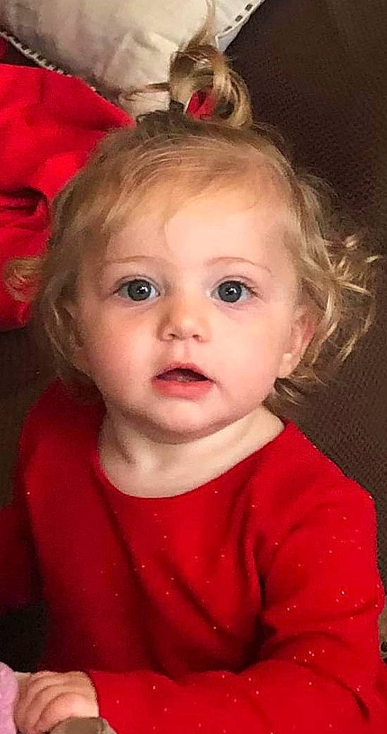 Reighnna joined the competition — help win amazing prizes! baby, blond, cheek, child, child_model, chin, eye, eyebrow, face, facial_expression, forehead, hair, hairstyle, head, iris, lip, nose, person, red, skin