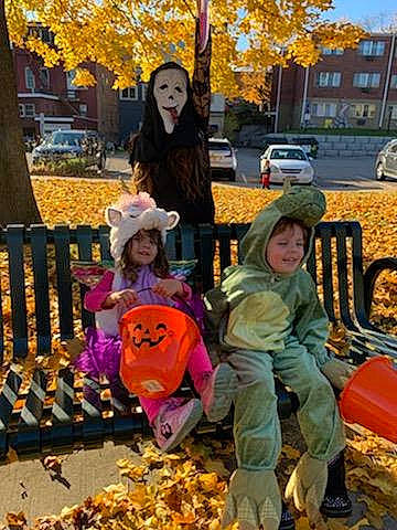 Salem joined the competition — help win amazing prizes! car, child, deciduous, event, fun, grass, hat, jacket, leaf, leisure, orange, person, photograph, plant, recreation, snapshot, tire, toddler, tree, wheel