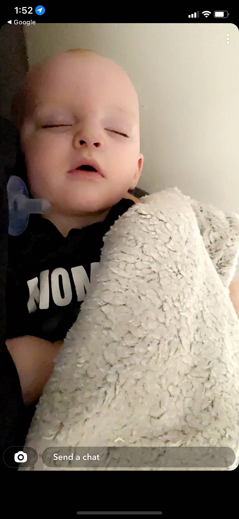 Braxtyn is registered to the contest to win money with this photo: arm, baby_toddler_clothing, cheek, chin, comfort, eye, eyebrow, face, facial_expression, hairstyle, head, human_body, iris, leg, lip, nose, person, shoulder, skin, sleeve