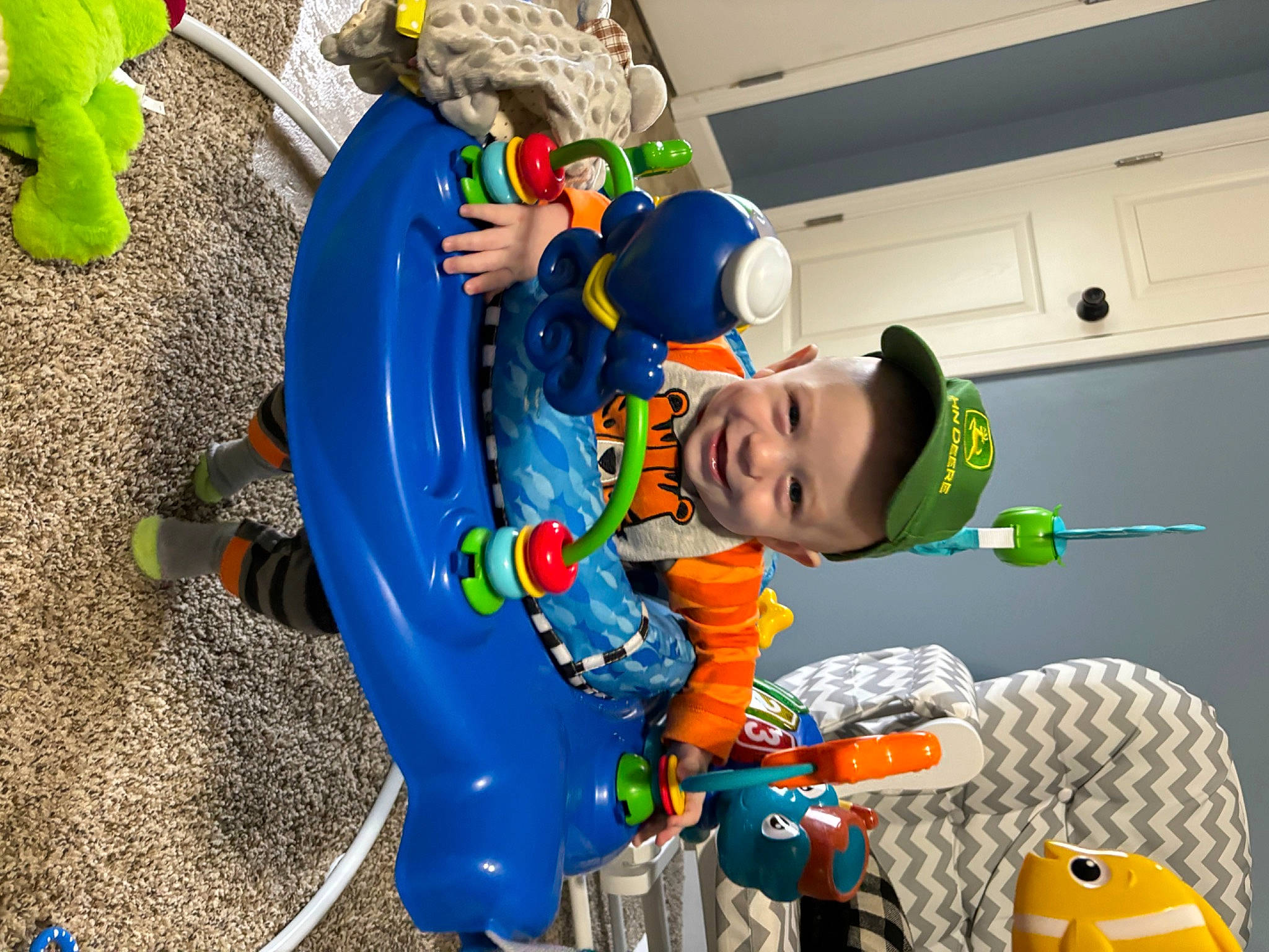 Brantley is registered to the contest to win money with this photo: animation, baby, baby_products, baby_toys, child, event, fictional_character, fun, happy, joy, kindergarten, leisure, person, personal_protective_equipment, plastic, play, recreation, room, soil, toddler