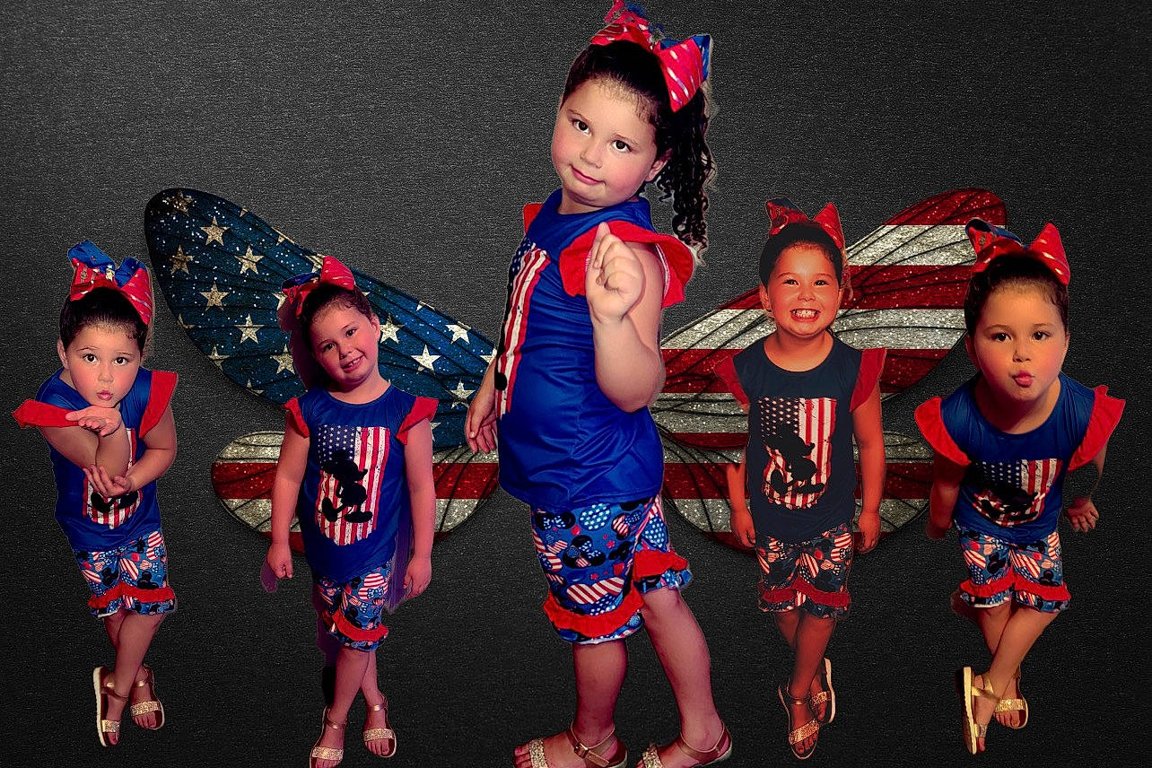 Dixie joined the competition — help win amazing prizes! child, entertainment, event, face, facial_expression, fashion_design, flash_photography, fun, happy, head, headgear, joy, leisure, performing_arts, person, red, shorts, smile, social_group, standing