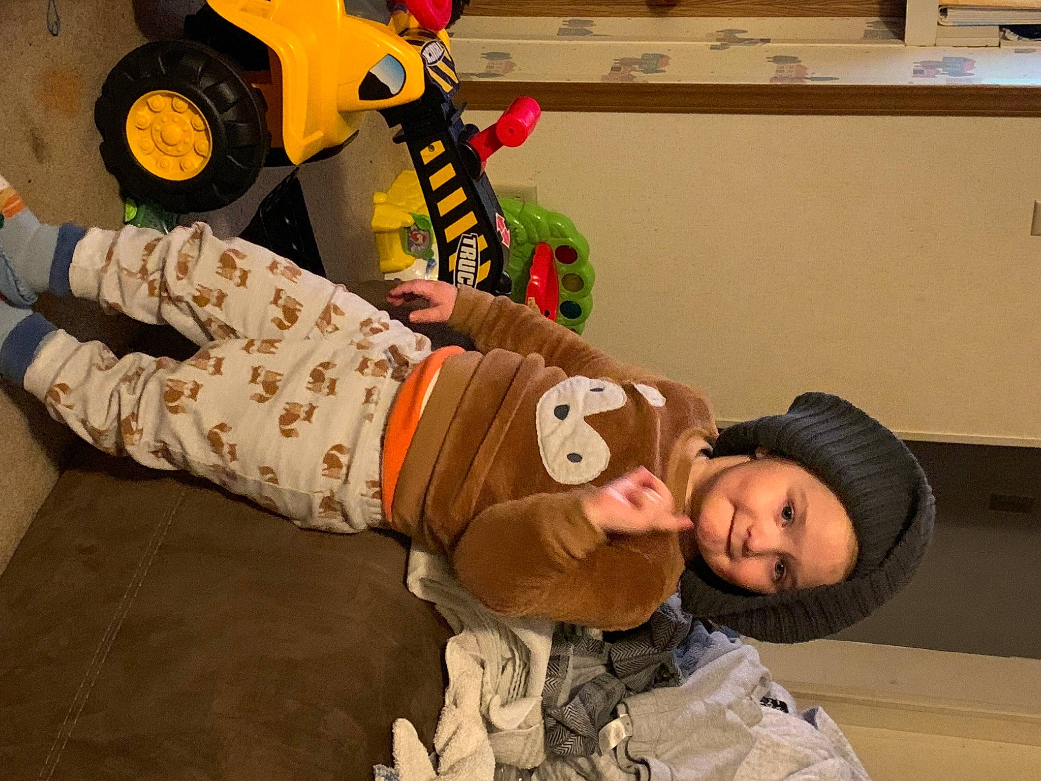 Kallen joined the competition — help win amazing prizes! automotive_tire, box, child, comfort, costume, flooring, fun, fur, happy, headwear, home_appliance, kitchen_appliance, person, plush, room, sitting, stuffed_toy, tire, toddler, wheel