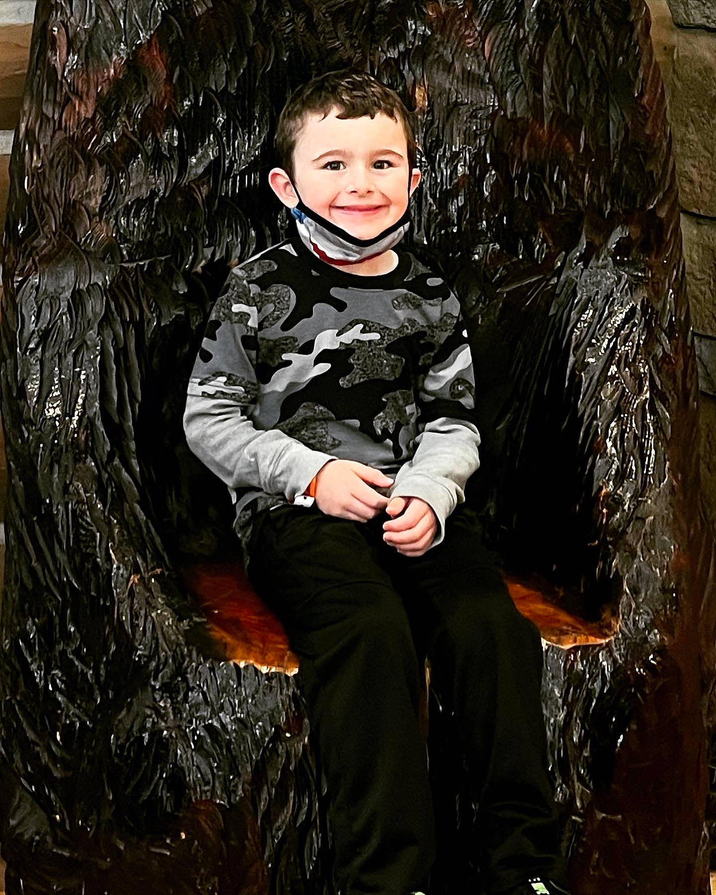 Draven joined the competition — help win amazing prizes! black_hair, boot, chair, cool, fashion_design, flash_photography, formal_wear, fun, fur, glove, grass, hairstyle, joy, people_in_nature, person, sitting, smile, thigh, tree, trunk
