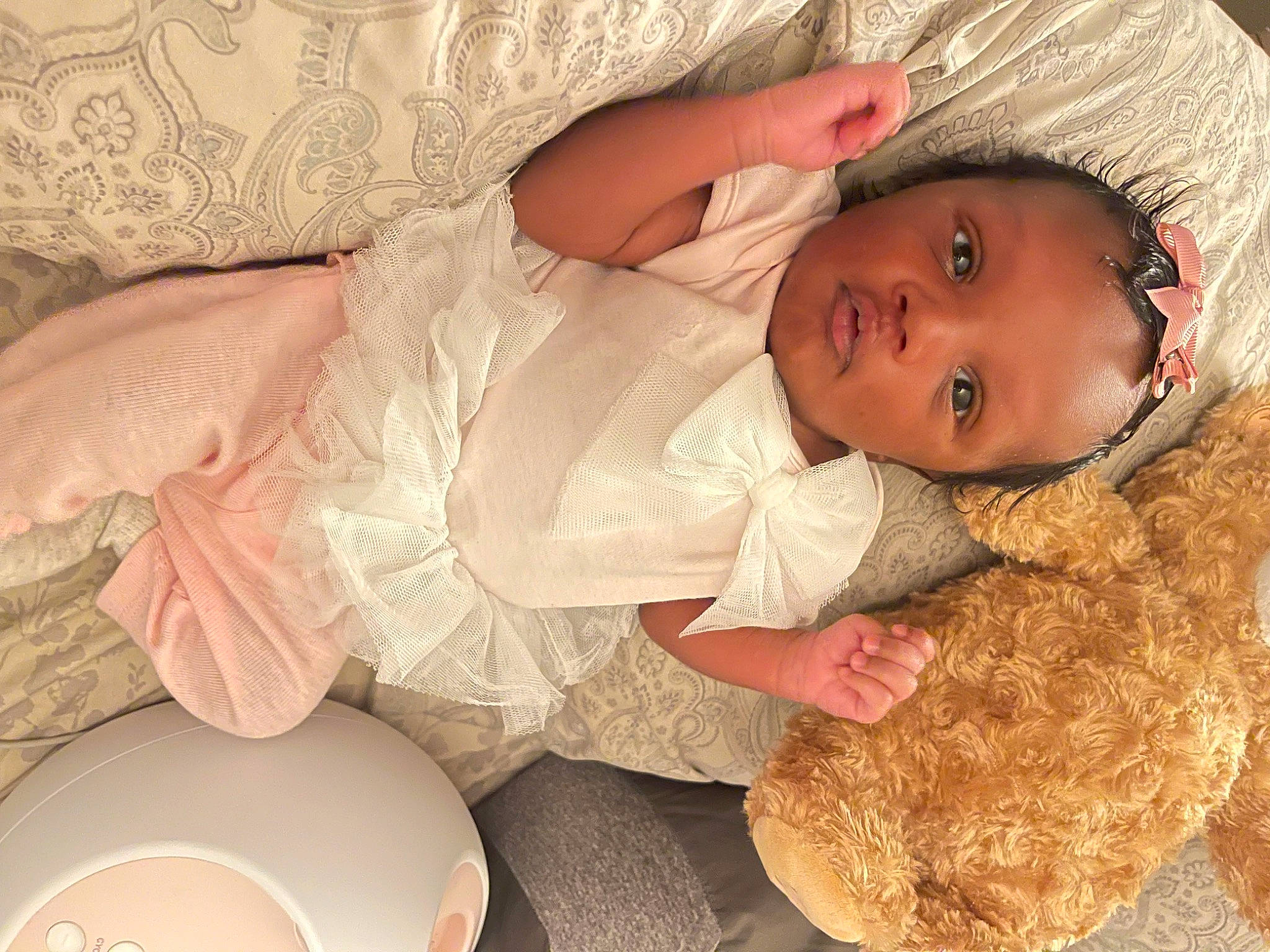 Bella joined the competition — help win amazing prizes! baby, baby_sleeping, baby_toddler_clothing, cheek, child, comfort, eye, hand, happy, head, headgear, iris, linens, mouth, nose, person, room, skin, sleeve, textile