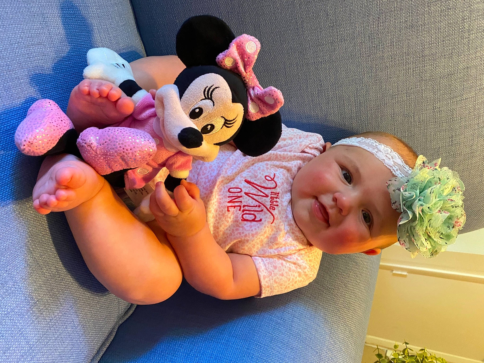 Keira is registered to the contest to win money with this photo: baby, baby_products, baby_toddler_clothing, baby_toys, cartoon, child, finger, fun, gesture, happy, hat, headwear, leisure, person, pink, plush, smile, stuffed_toy, textile, toddler