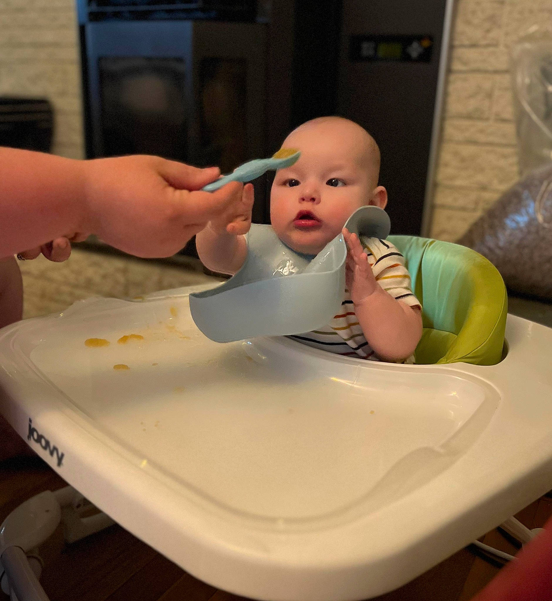 Joey is registered to the contest to win money with this photo: baby, bathing, ceramic, child, comfort, dishware, finger, flooring, hand, nail, person, plastic, plumbing, plumbing_fixture, room, serveware, sitting, tableware, thumb, toddler