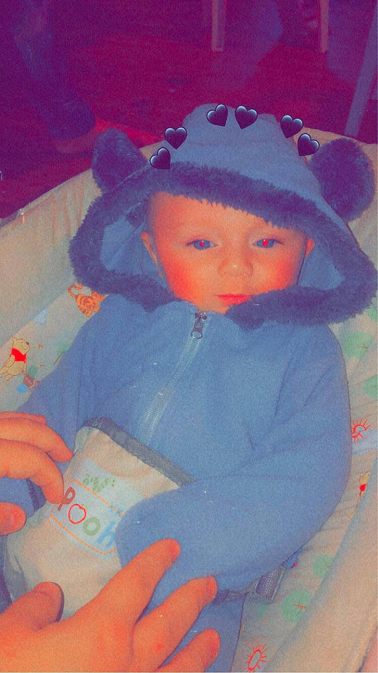 Landon is registered to the contest to win money with this photo: art, baby, baby_playing_with_toys, baby_toddler_clothing, cap, cheek, child, cool, electric_blue, face, facial_expression, fun, hairstyle, hat, lip, paint, person, pink, skin, textile