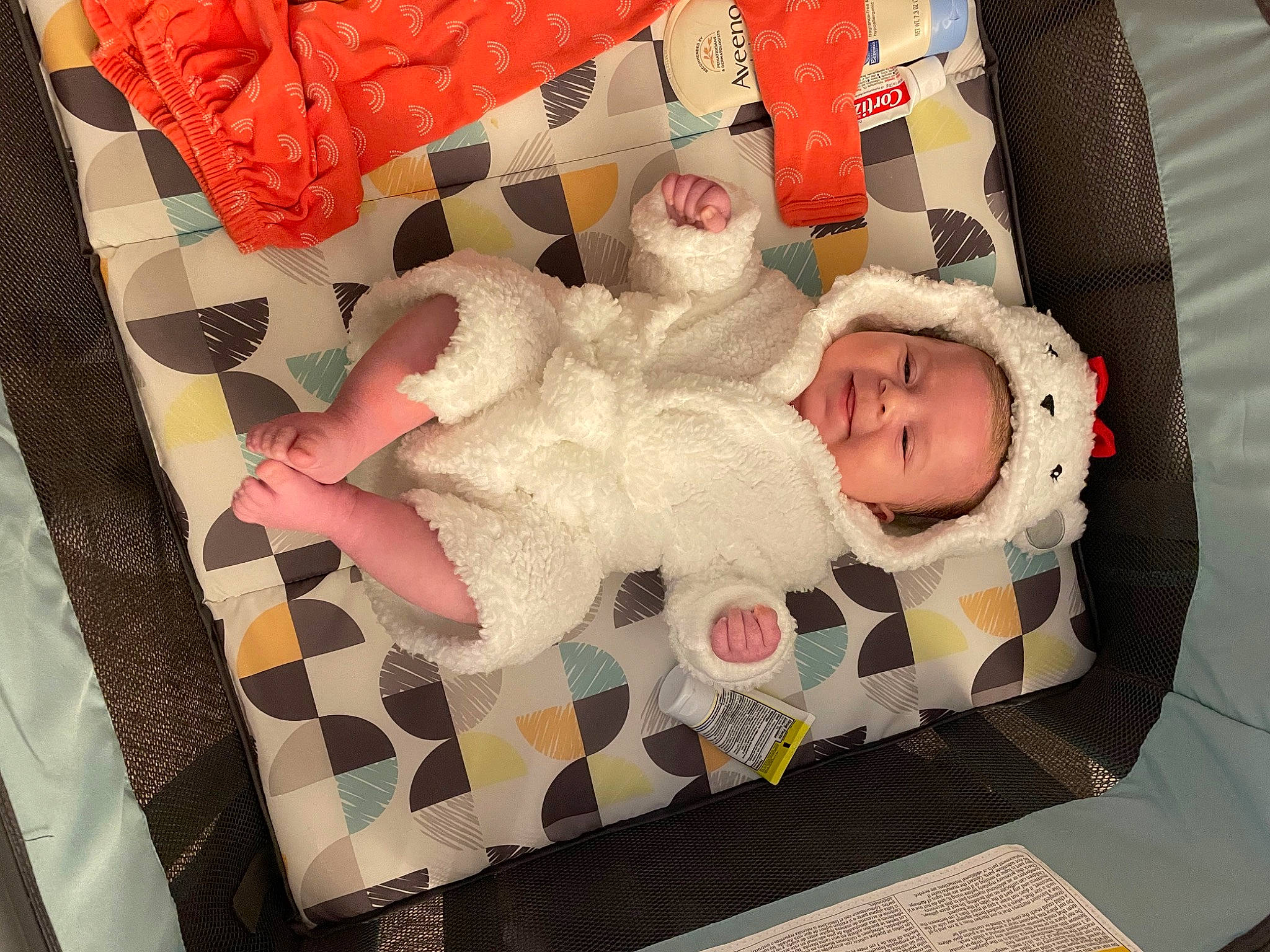 Paisley is registered to the contest to win money with this photo: baby, baby_products, baby_safety, baby_sleeping, baby_toddler_clothing, baby_toys, bedding, bedtime, carmine, child, comfort, infant_bed, linens, nap, pattern, person, product, room, textile, toddler