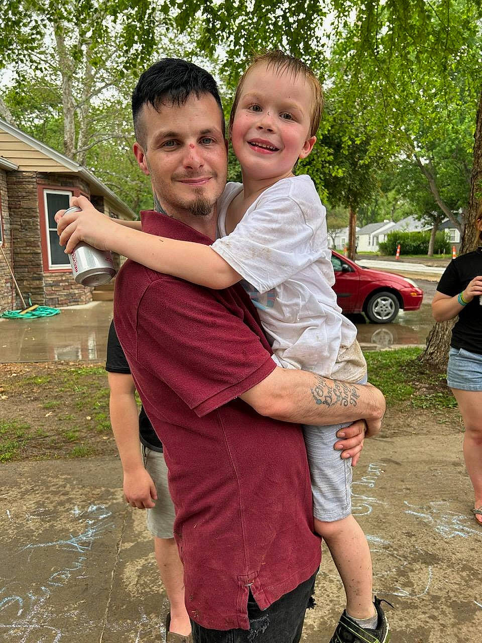 Taylor Jr is registered to the contest to win money with this photo: child, event, finger, fun, gesture, grass, happy, joy, leg, leisure, people_in_nature, person, pink, plant, shorts, smile, summer, t_shirt, thumb, toddler