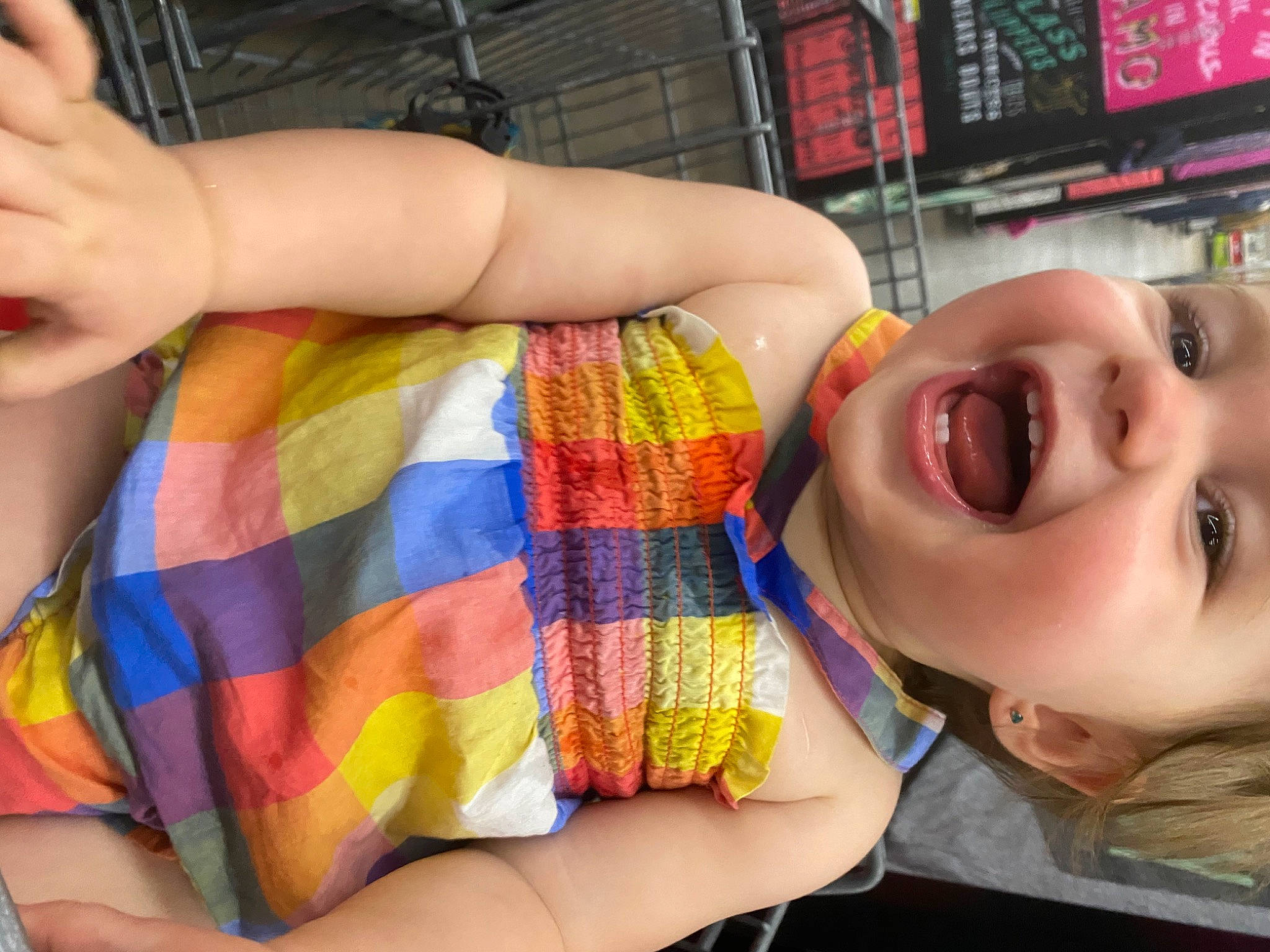 Kenlee is registered to the contest to win money with this photo: arm, cheek, child, cool, eye, face, fun, hand, head, headwear, leg, mouth, neck, nose, person, selfie, skin, smile, summer, thigh