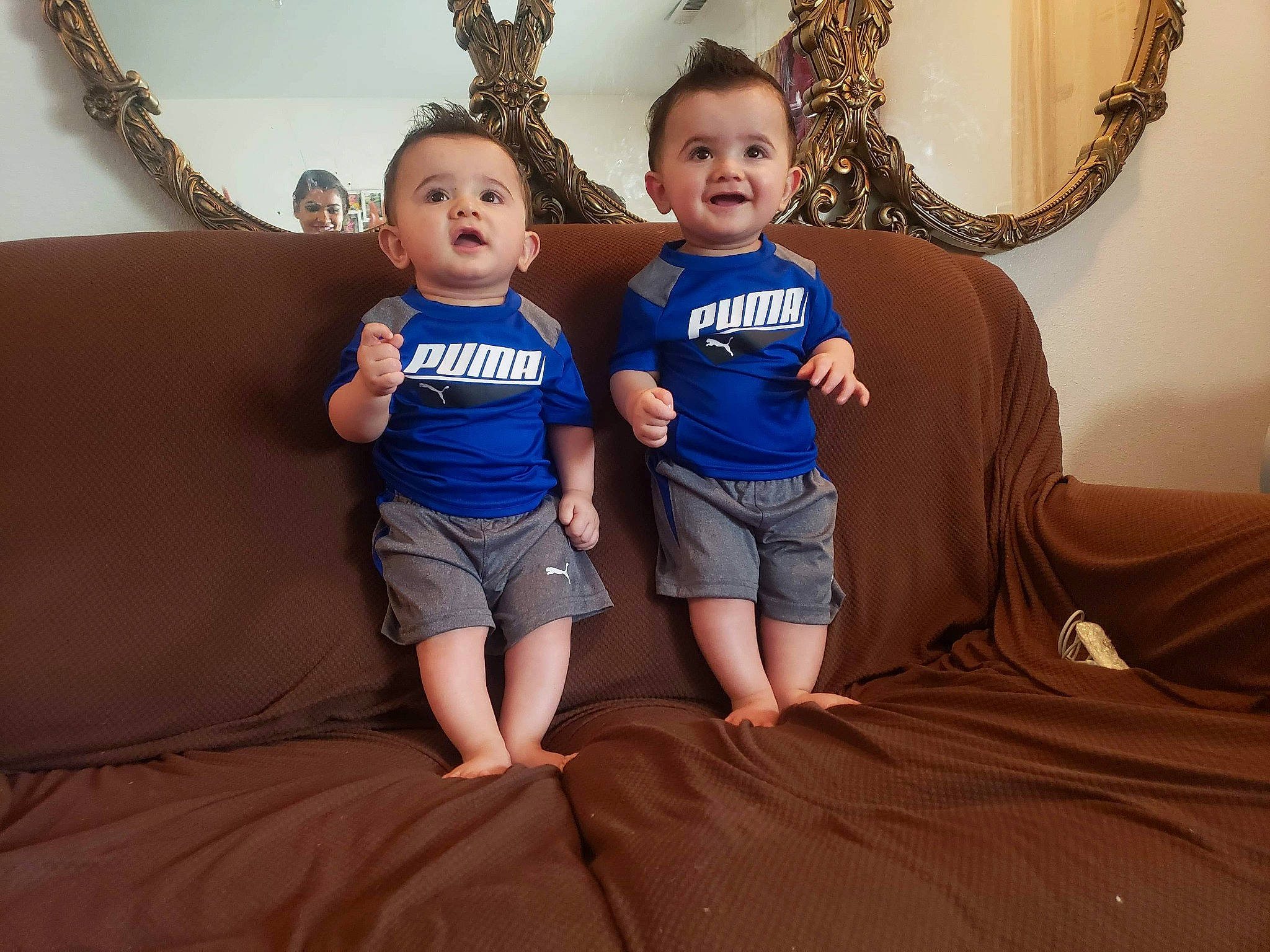 Yusuf And Yasir joined the competition — help win amazing prizes! baby, child, family, fun, furniture, happy, joy, mother, people, person, room, sibling, sitting, smile, standing, t_shirt, toddler, vacation, world