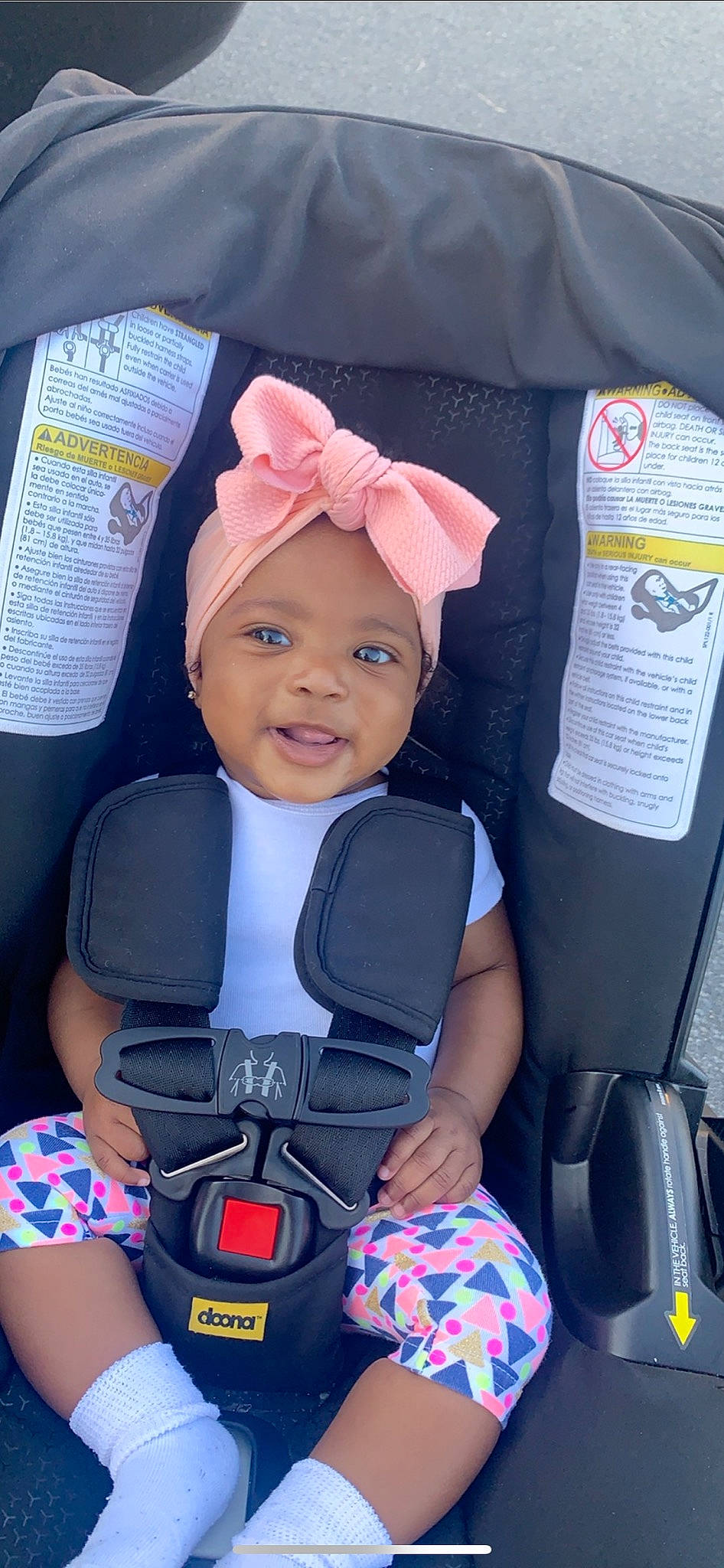 Jersey Kru is registered to the contest to win money with this photo: auto_part, baby, baby_carriage, baby_carrier, baby_in_car_seat, baby_products, car_seat, car_seat_cover, child, person, product, seat_belt, toddler