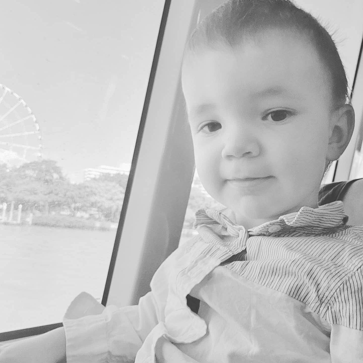 Cian joined the competition — help win amazing prizes! baby, beauty, black, black_and_white, cheek, child, eye, face, facial_expression, head, monochrome, nose, people, person, photograph, product, skin, smile, snapshot, toddler