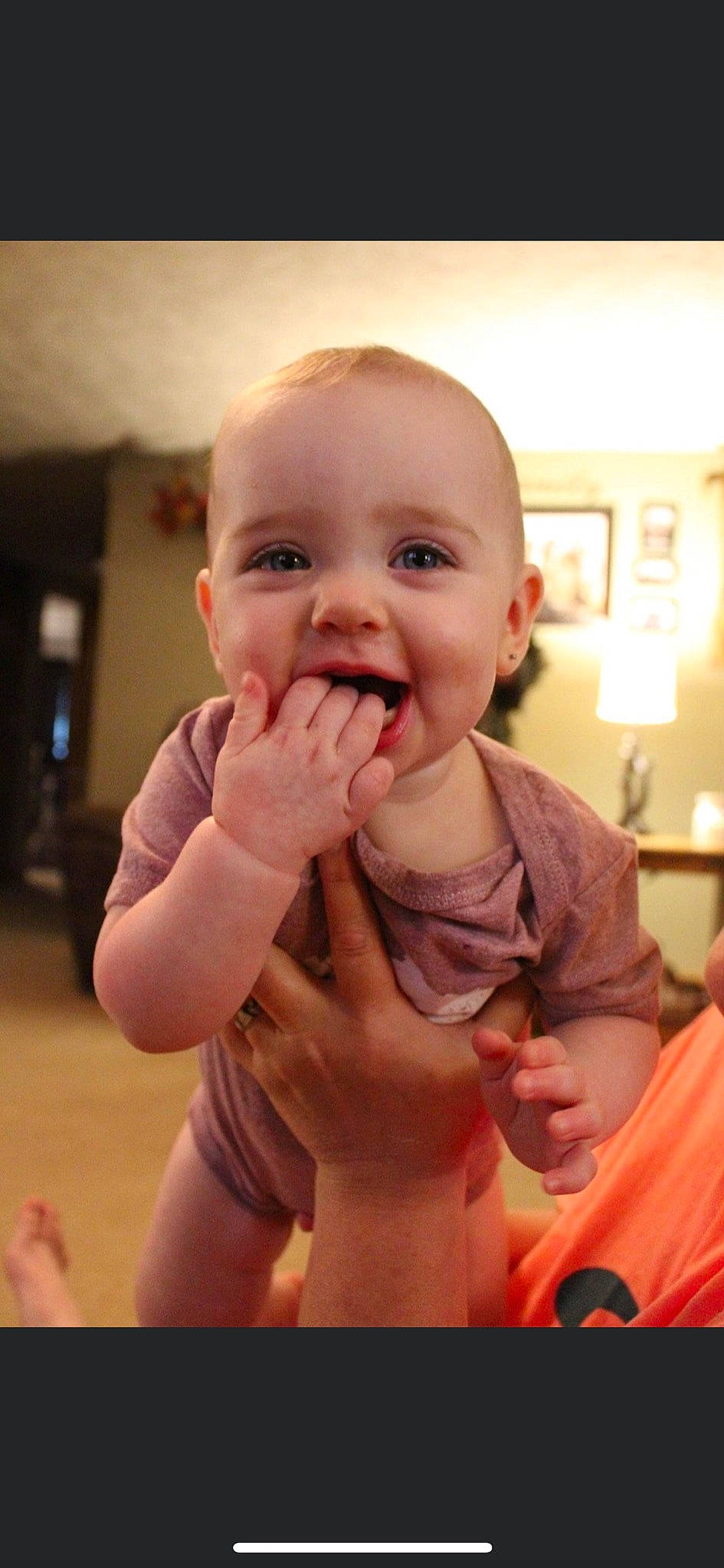 Alannah joined the competition — help win amazing prizes! arm, baby, cheek, eyebrow, finger, fun, gesture, hand, happy, iris, lip, mouth, nail, nose, person, skin, smile, standing, thumb, toddler